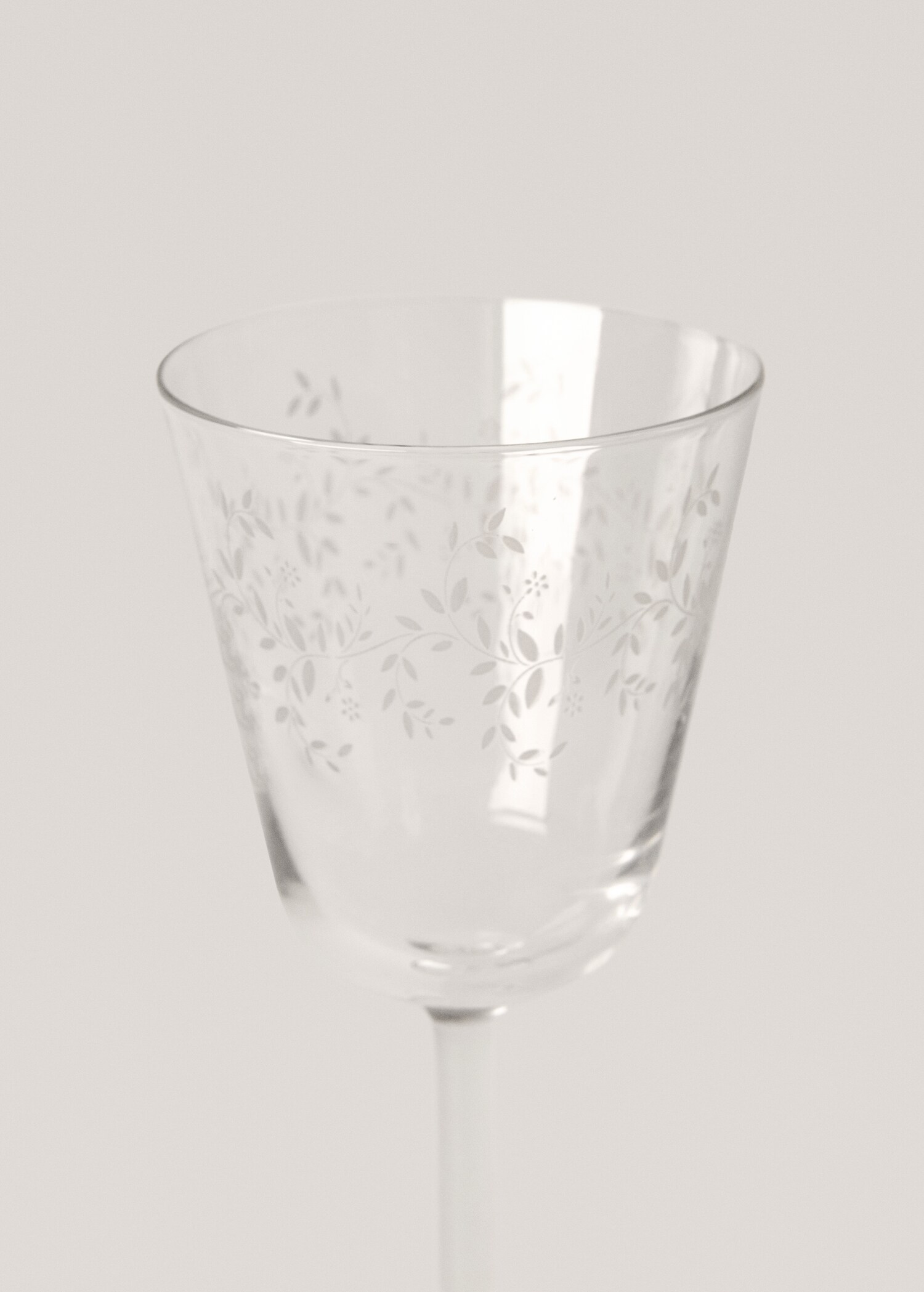 Flowers decal goblet - Details of the article 1