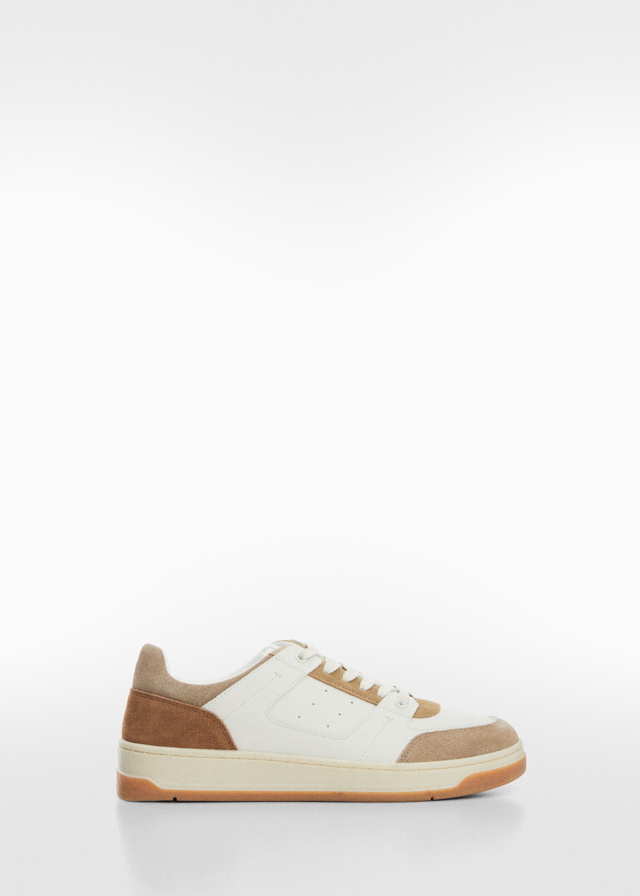Leather mixed sneakers - Article without model