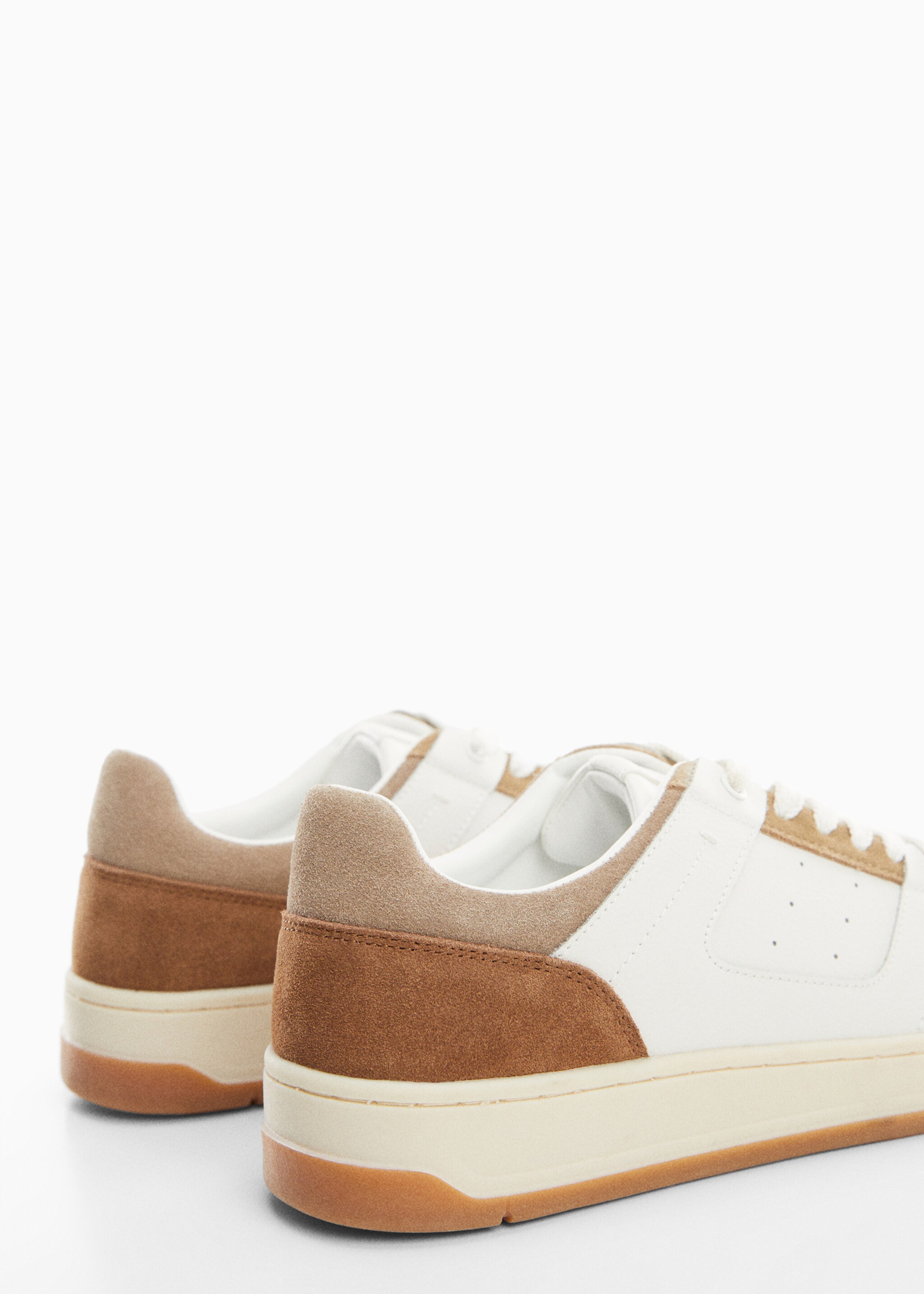 Leather mixed sneakers - Details of the article 2