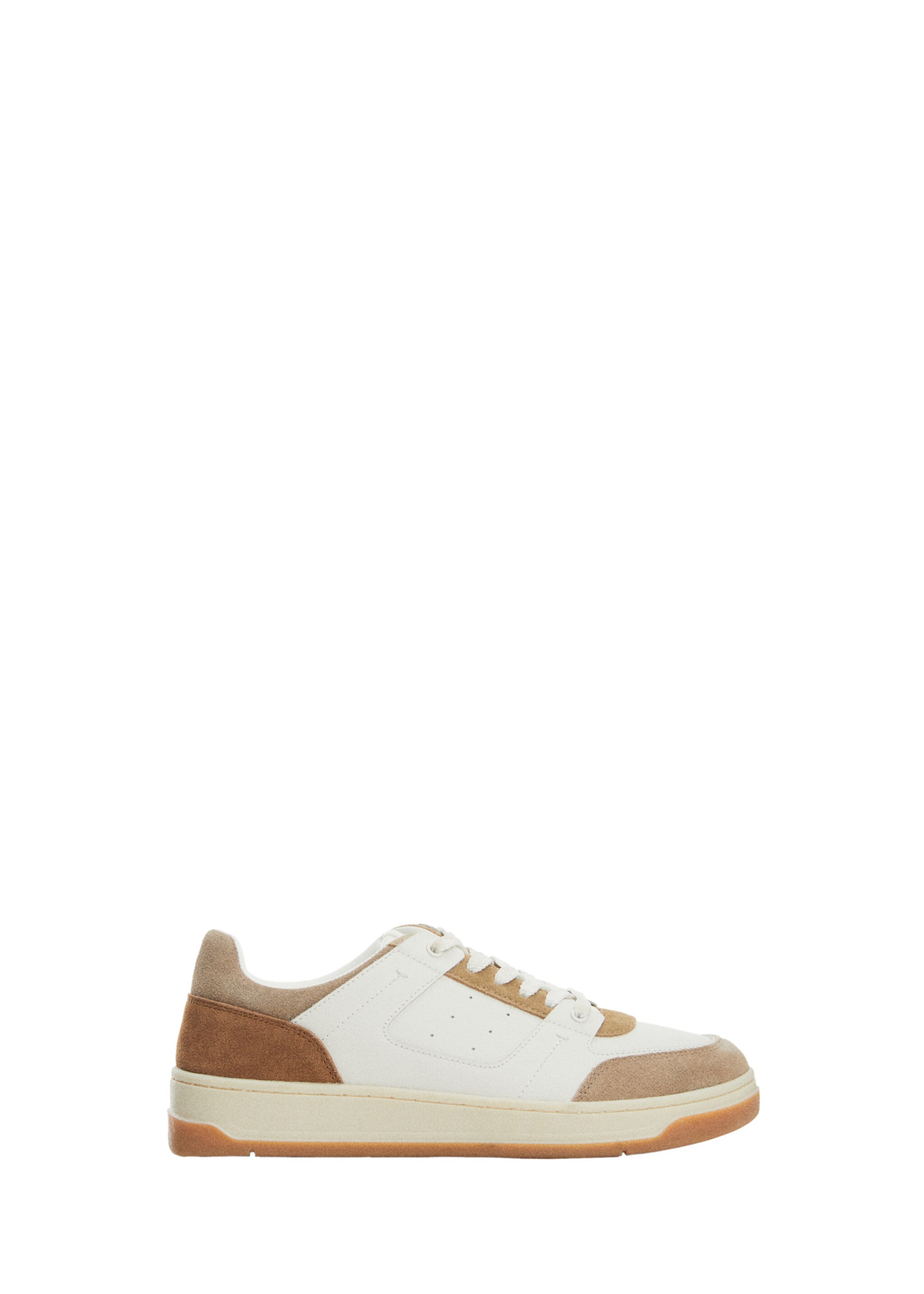 Leather mixed sneakers - Details of the article 9