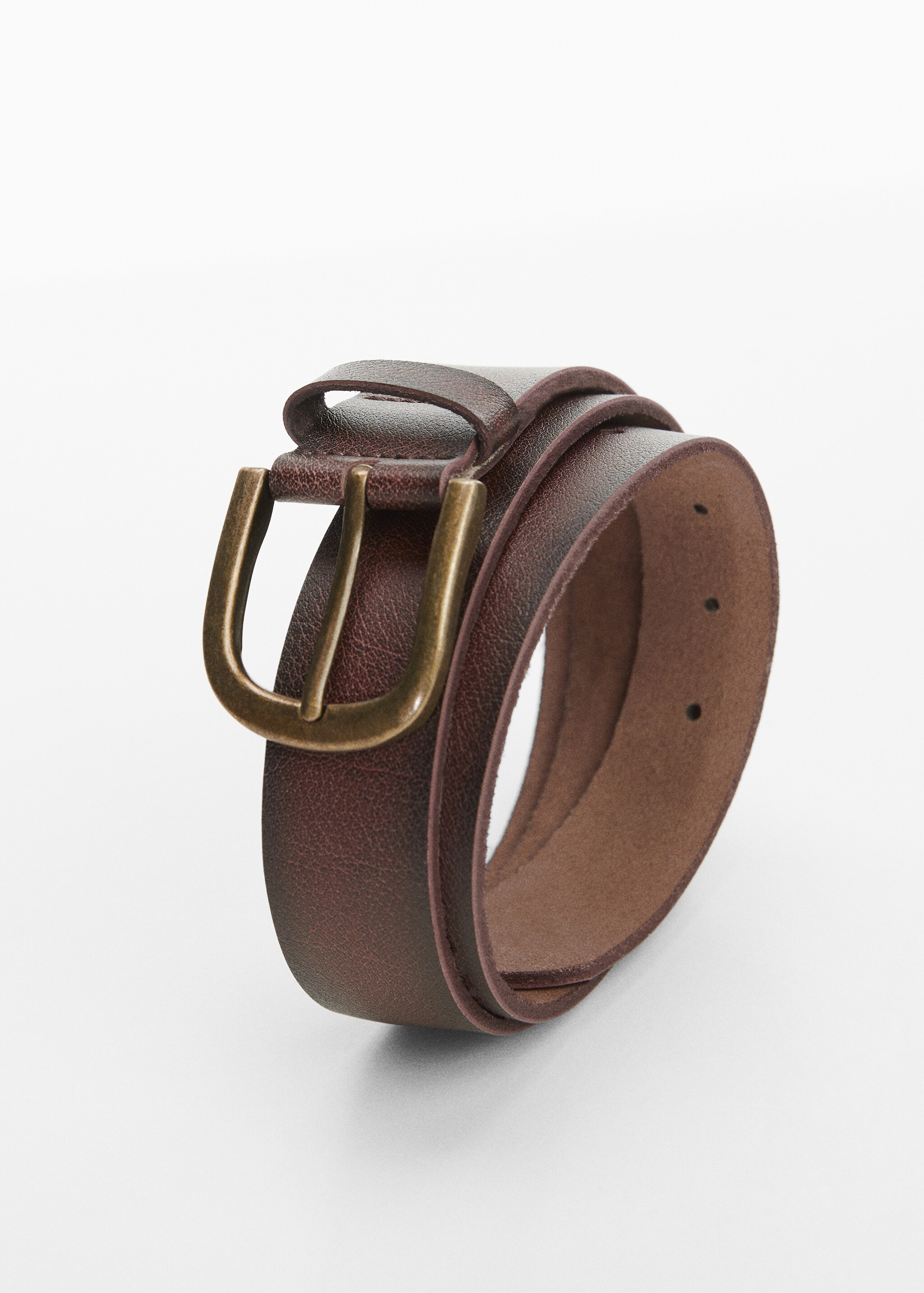 Pebbled leather belt - Details of the article 2