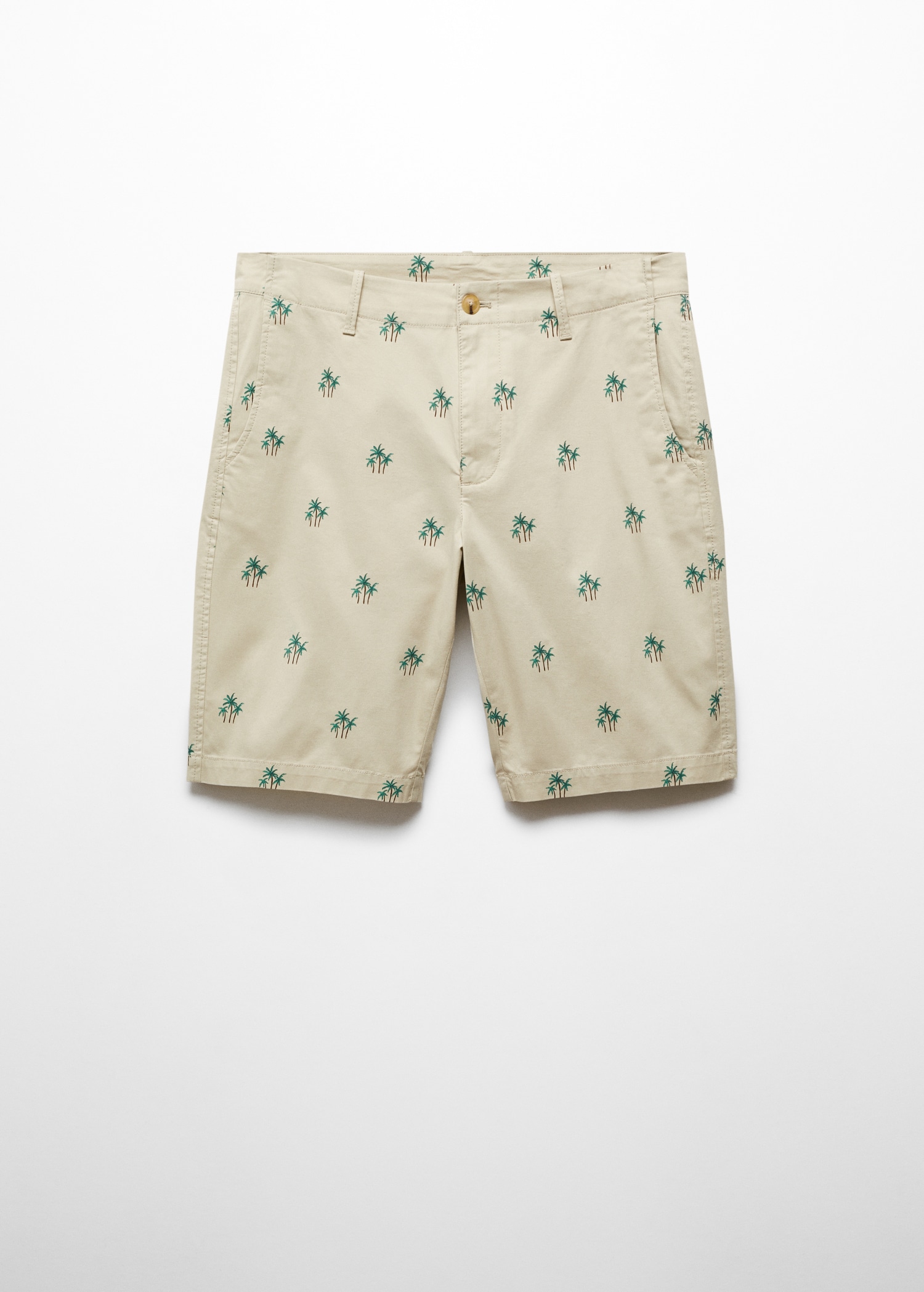 Mens Floral Bermuda Shorts Printed Cotton Bermuda Shorts