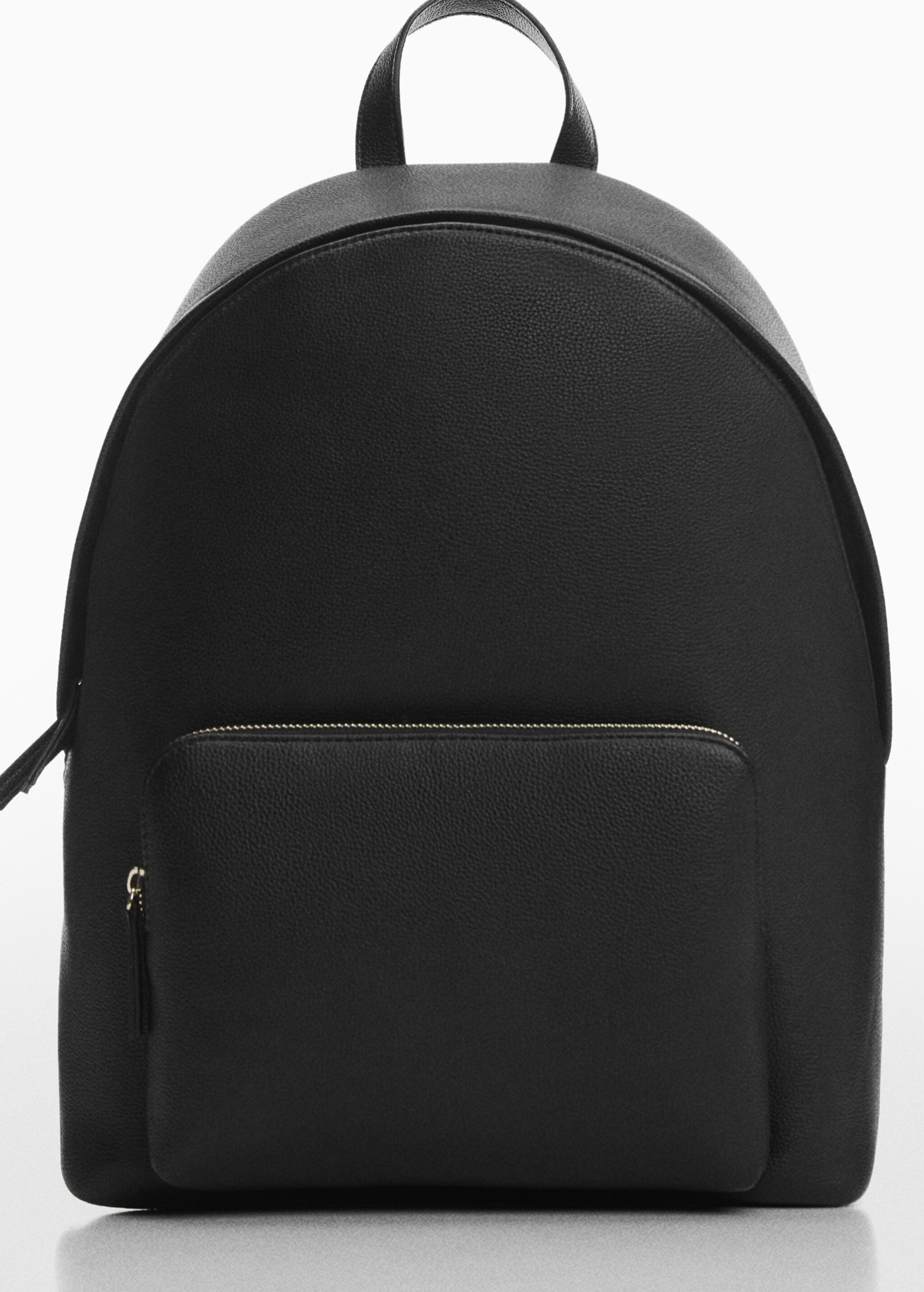 Leather-effect backpack - null