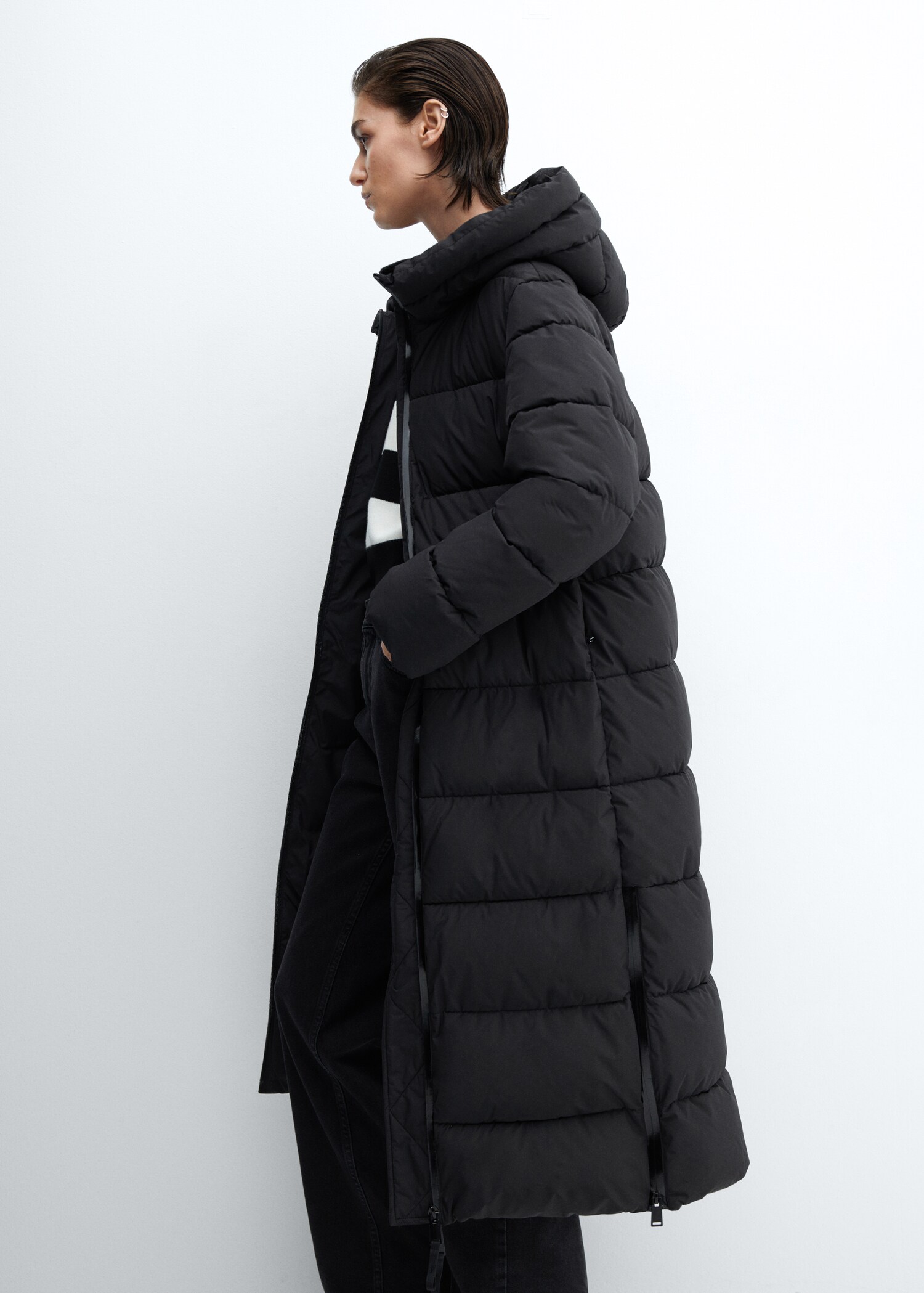 Anorak matelassé capuche imitation fourrure - Détail de l'article 2