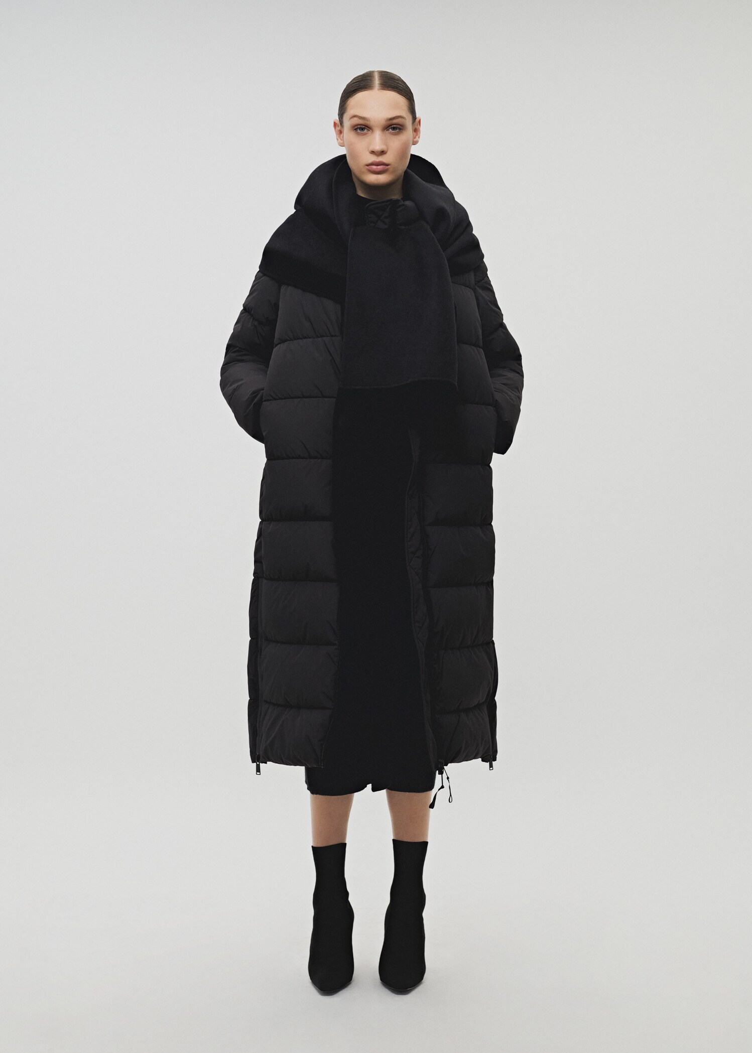 Anorak matelassé capuche imitation fourrure - Détail de l'article 7