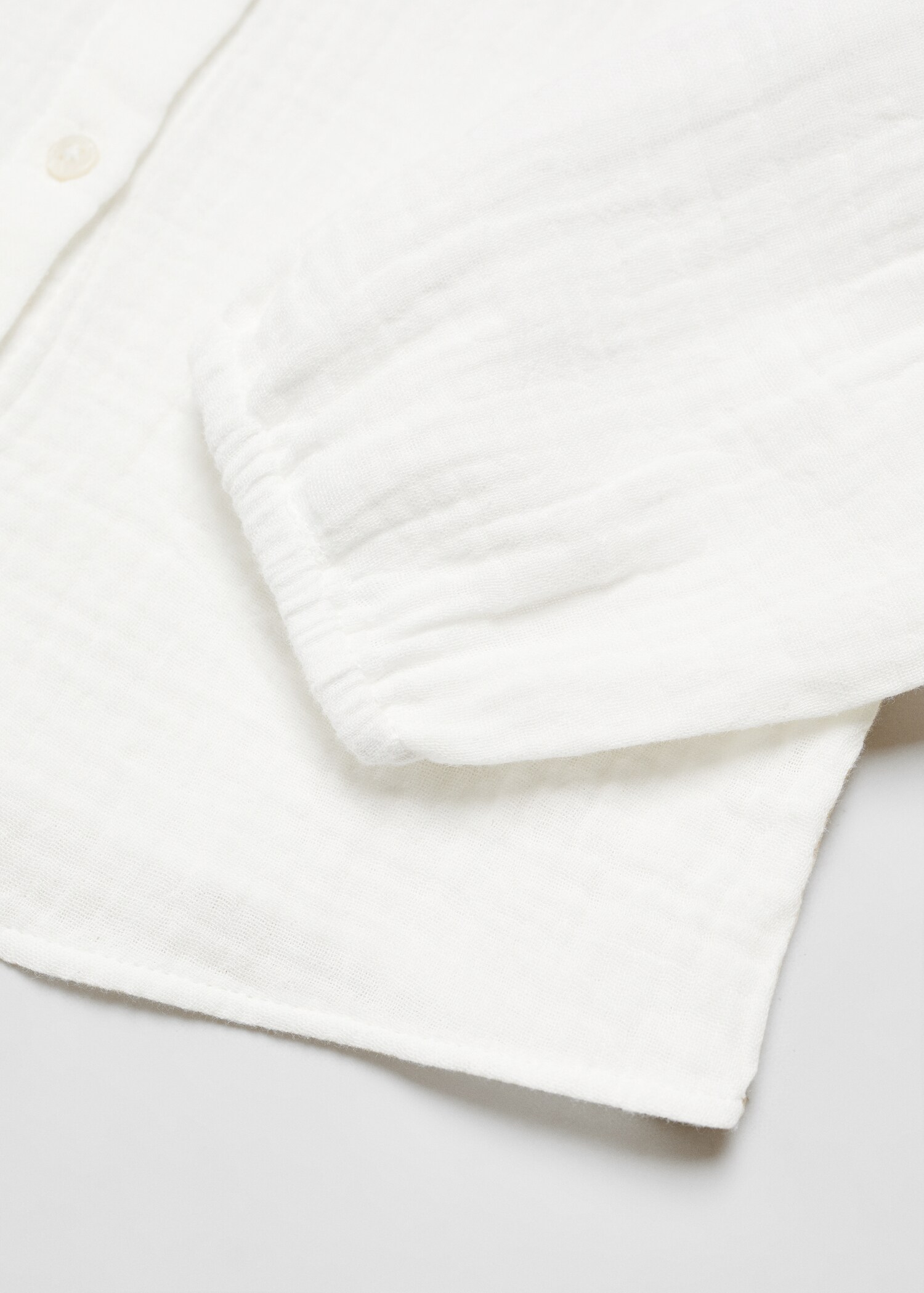 Katoenen blouse van kaasdoek - Detail van het artikel 8