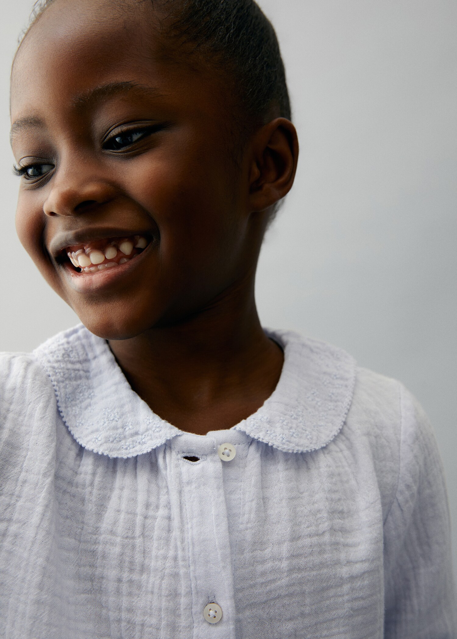 Katoenen blouse van kaasdoek - Detail van het artikel 1