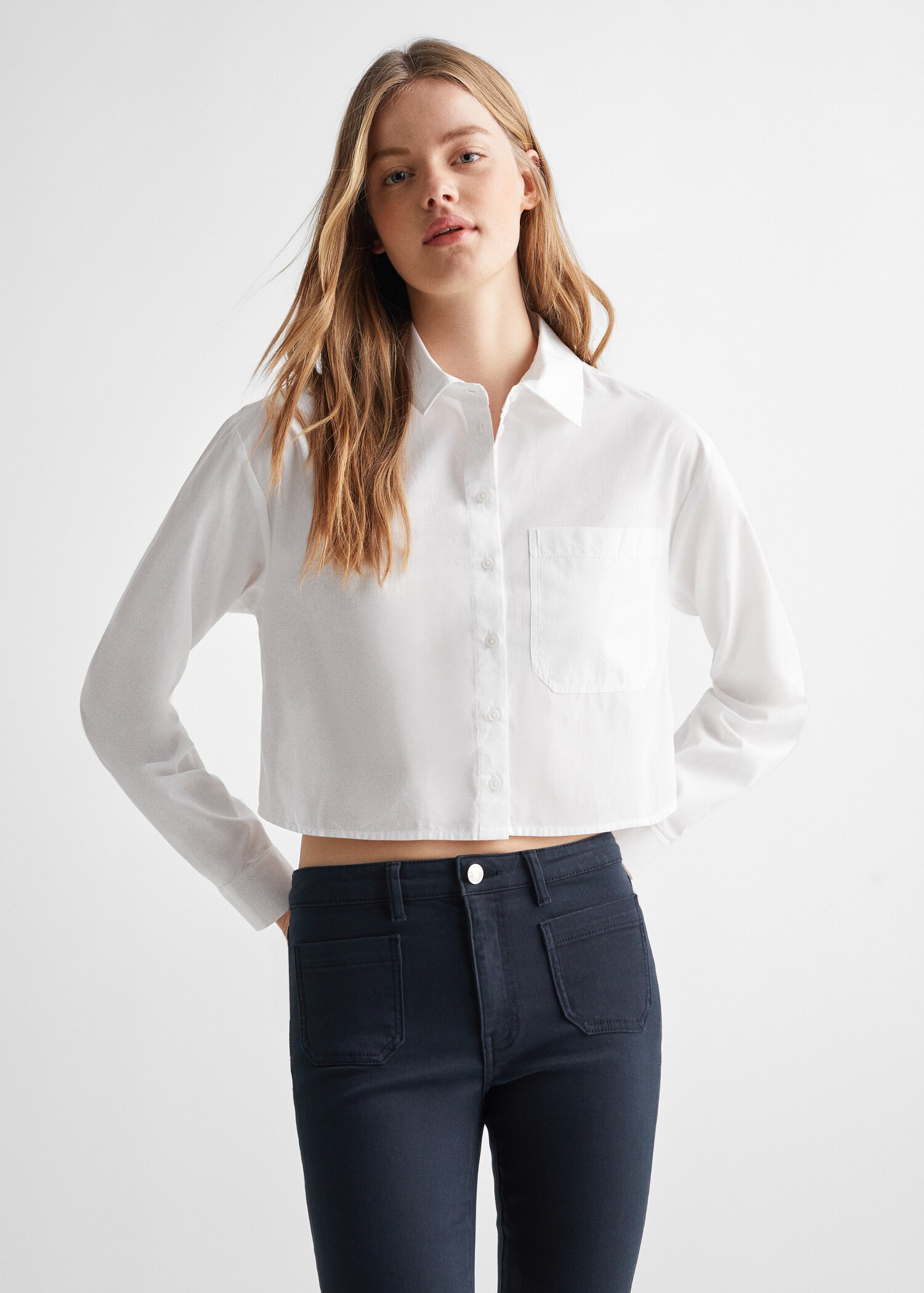 Jean flare poches - Plan moyen