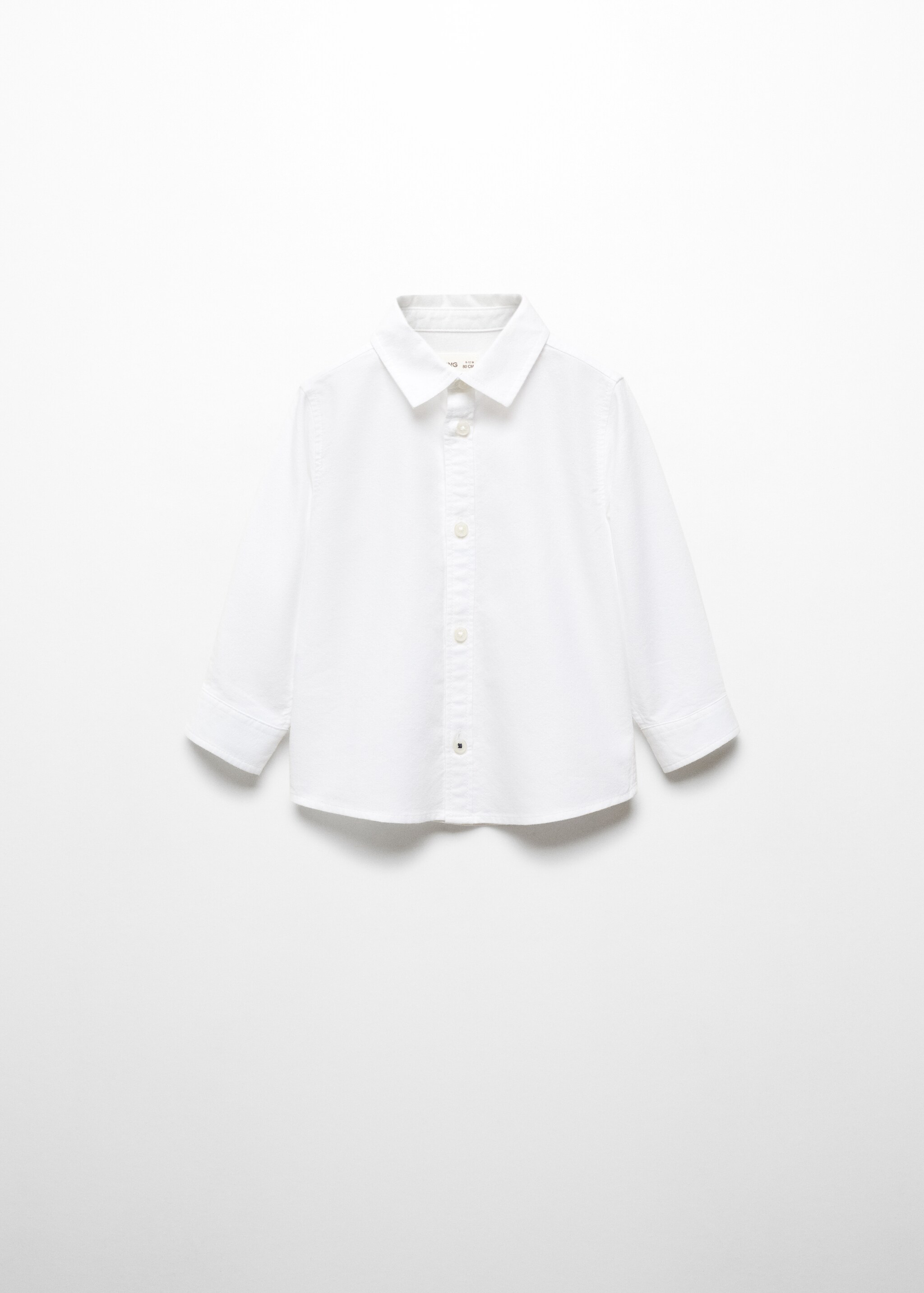 Хлопковая рубашка оксфорд - Изделие без модели