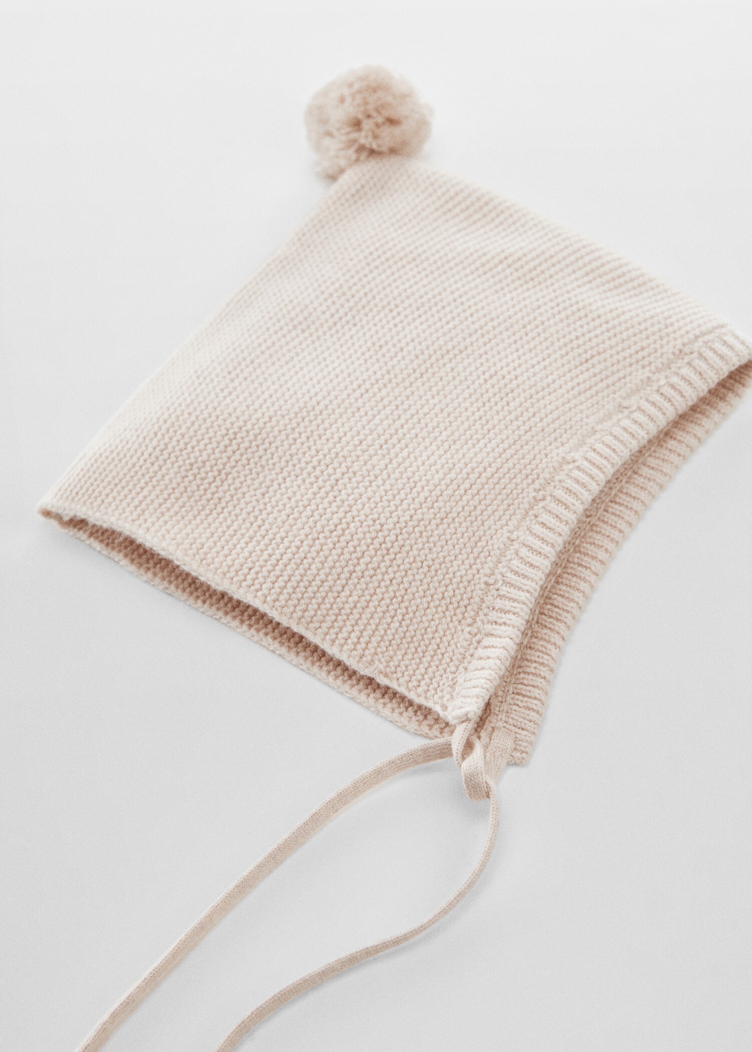 Knit cotton beanie - Середній план