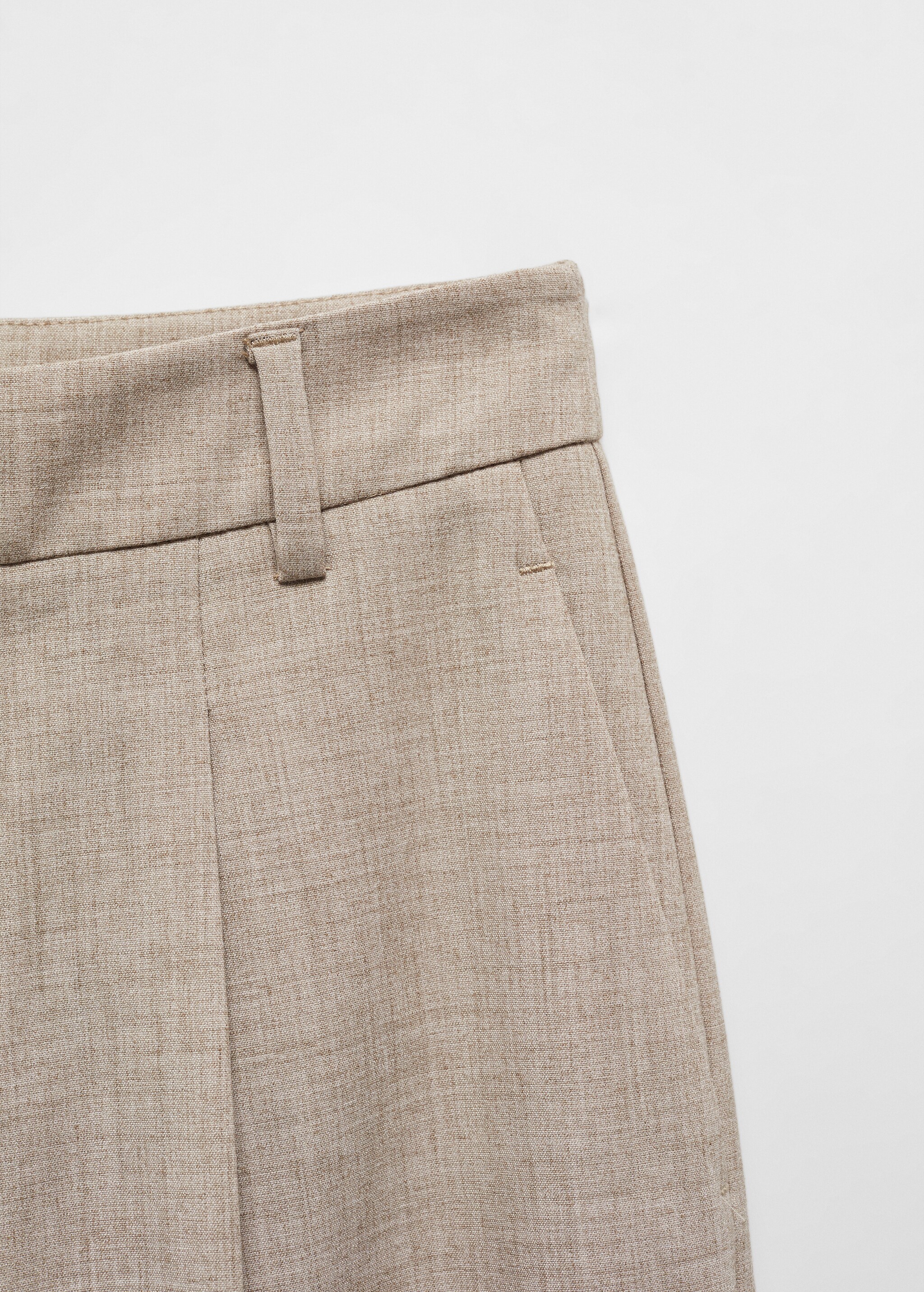 Flecked straight pants - Details of the article 8