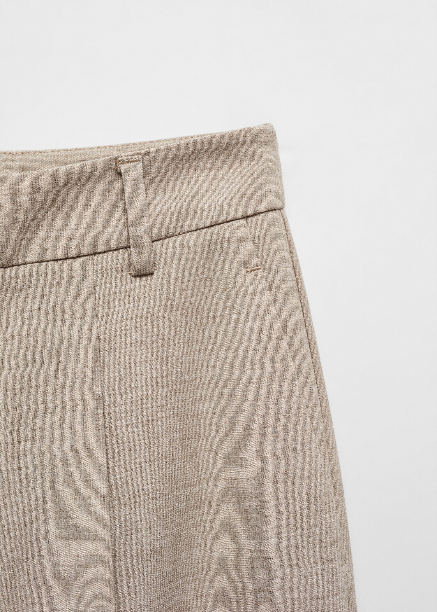 Flecked straight pants - Details of the article 8