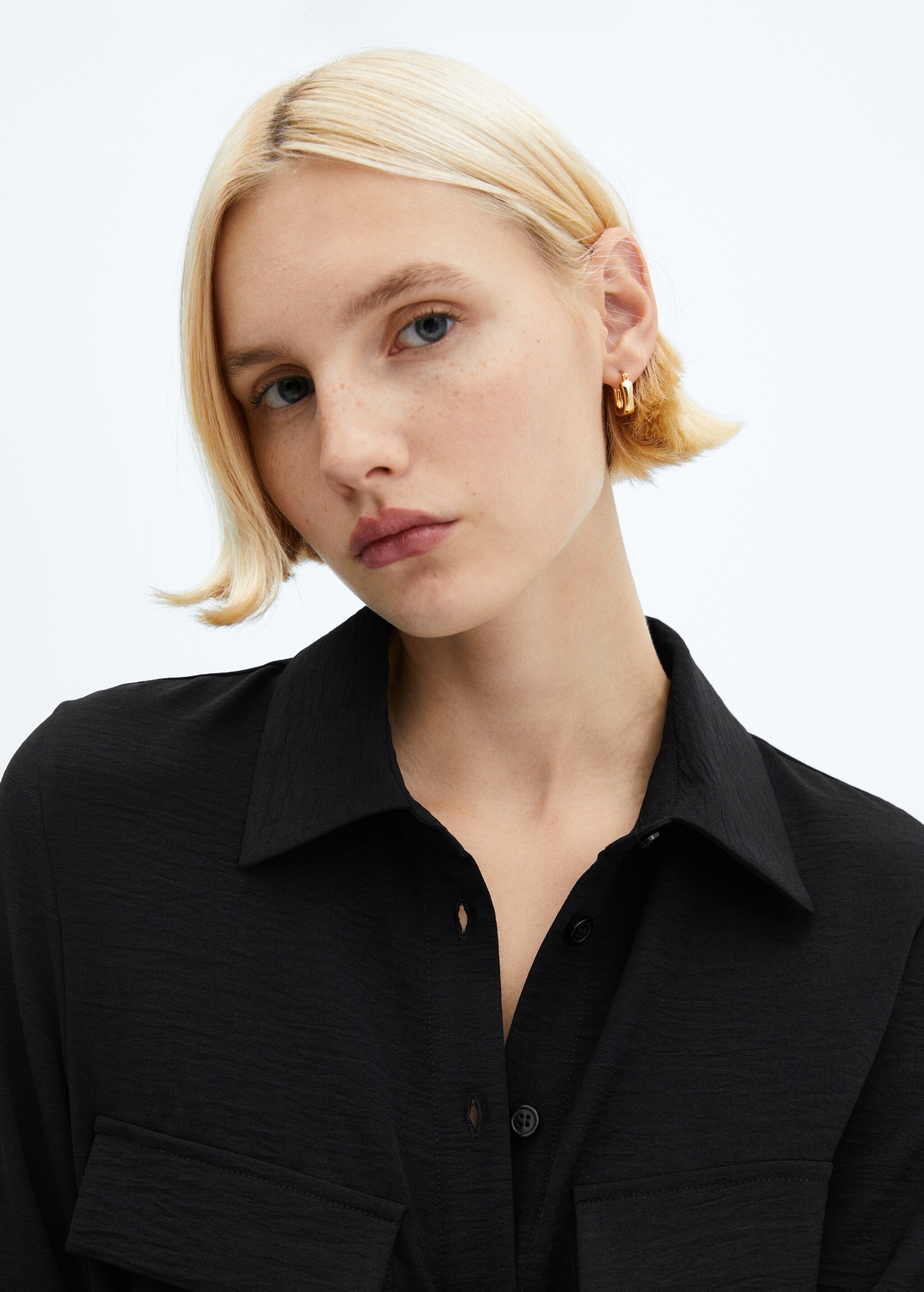 Bow shirt dress - Details of the article 1