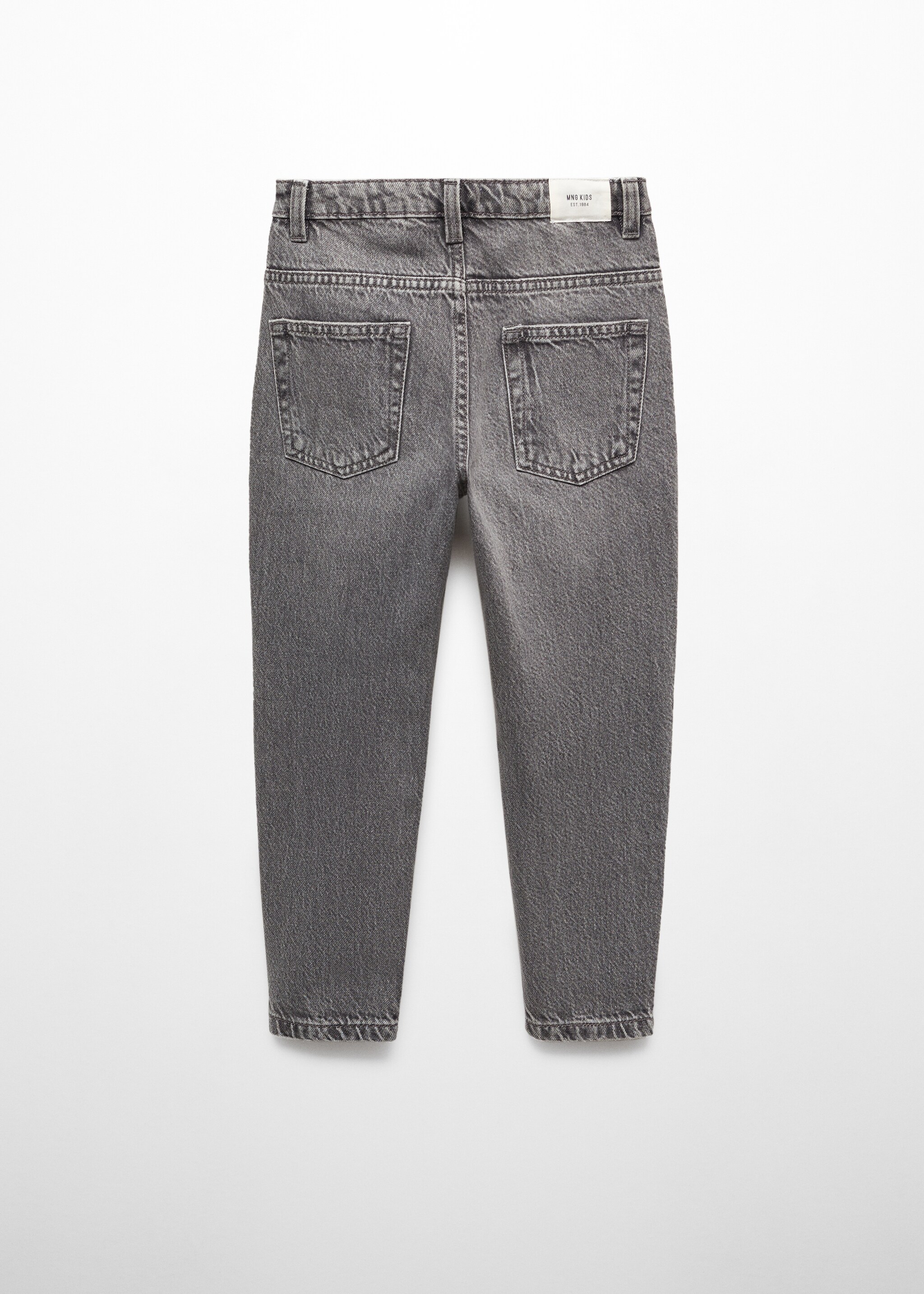 Нарочно рваные джинсы Dad - Обратная сторона изделия