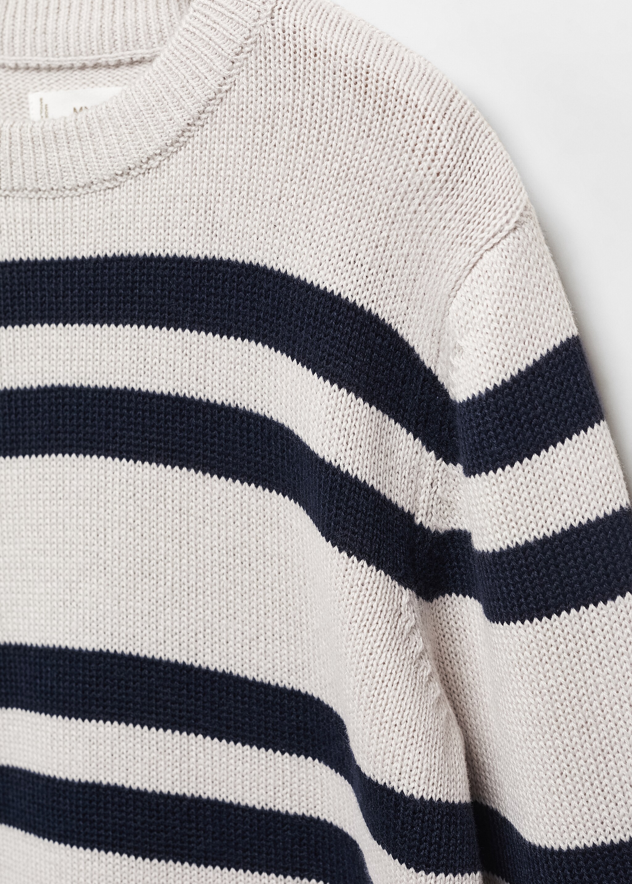 Striped knit sweater - Details of the article 8