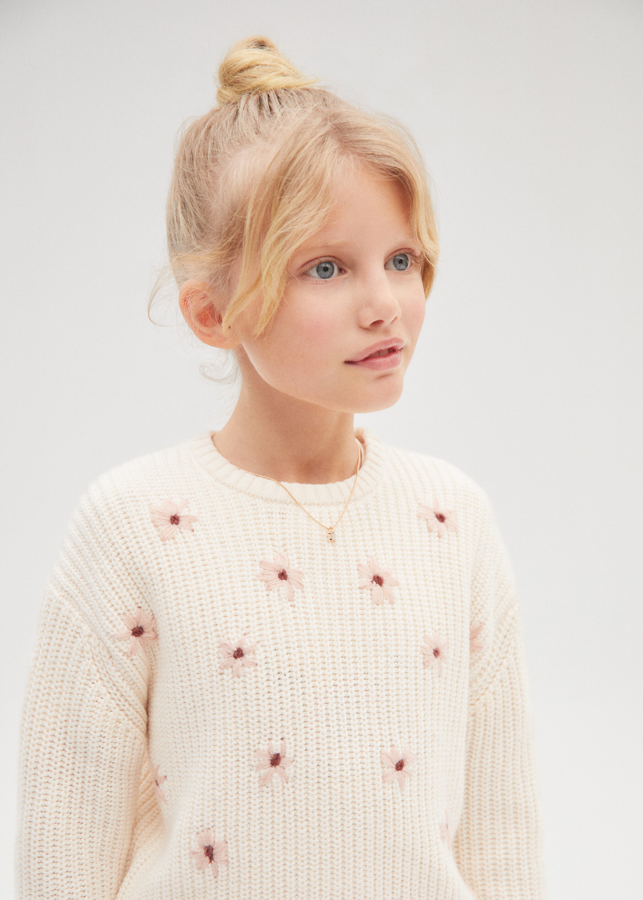 Floral embroidery sweater - Details of the article 5