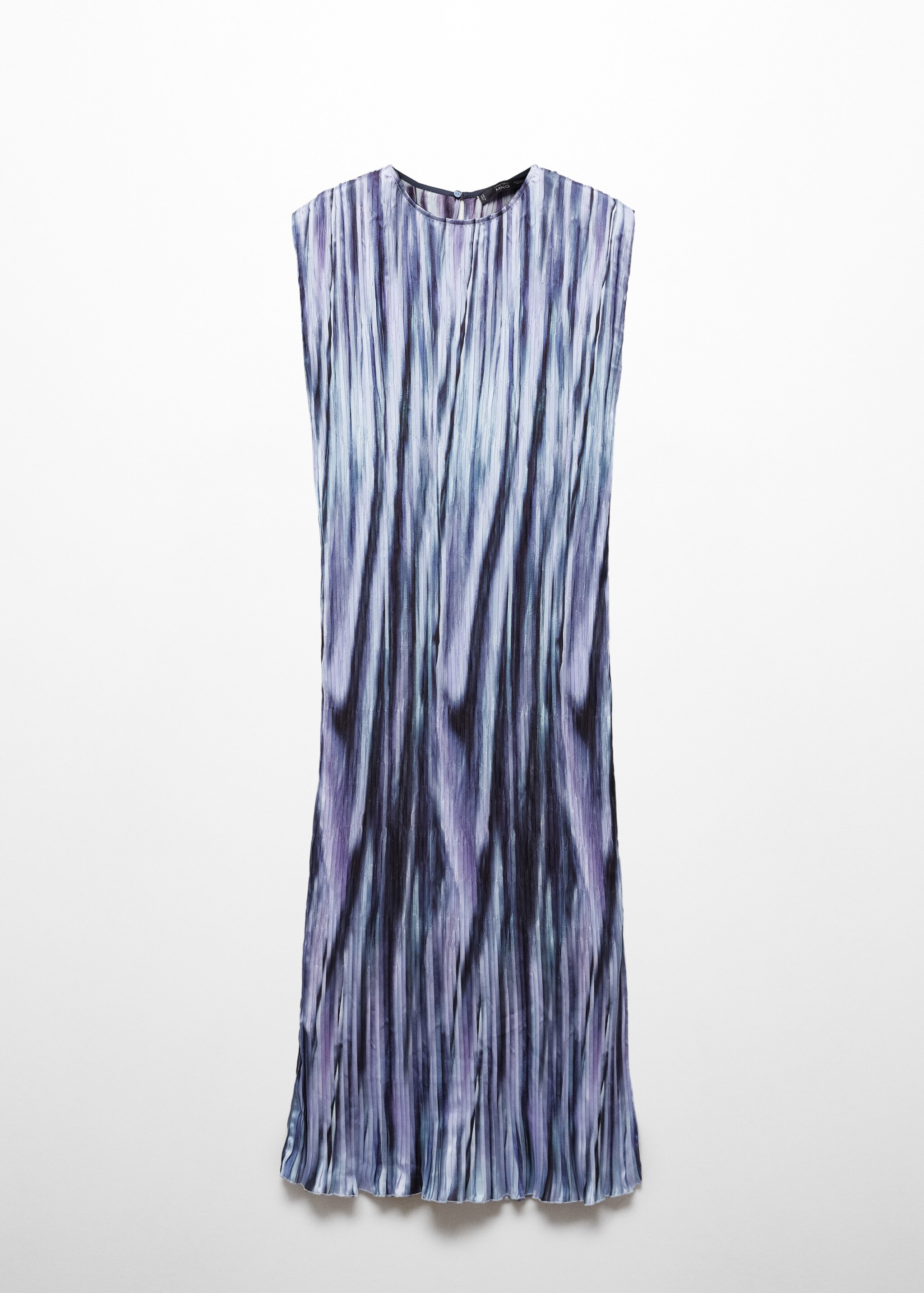 فستان من الساتان tie-dye - منتج دون نموذج