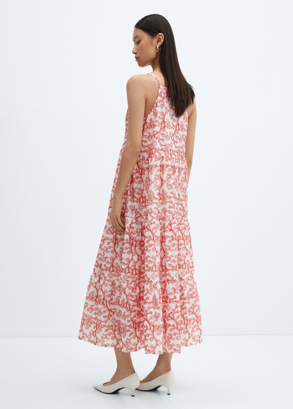 Embroidered cotton dress