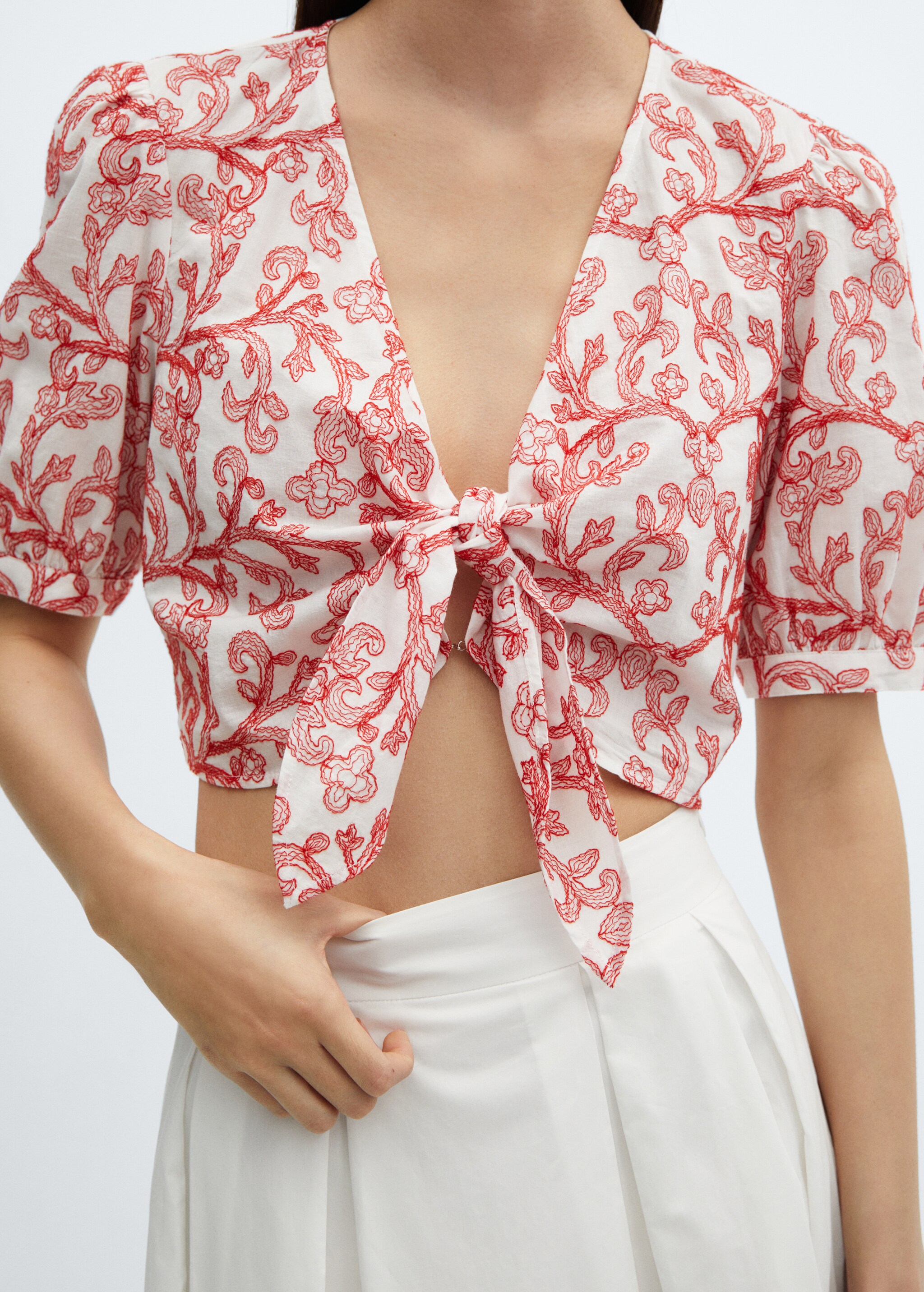 Crop knot blouse - Details of the article 6