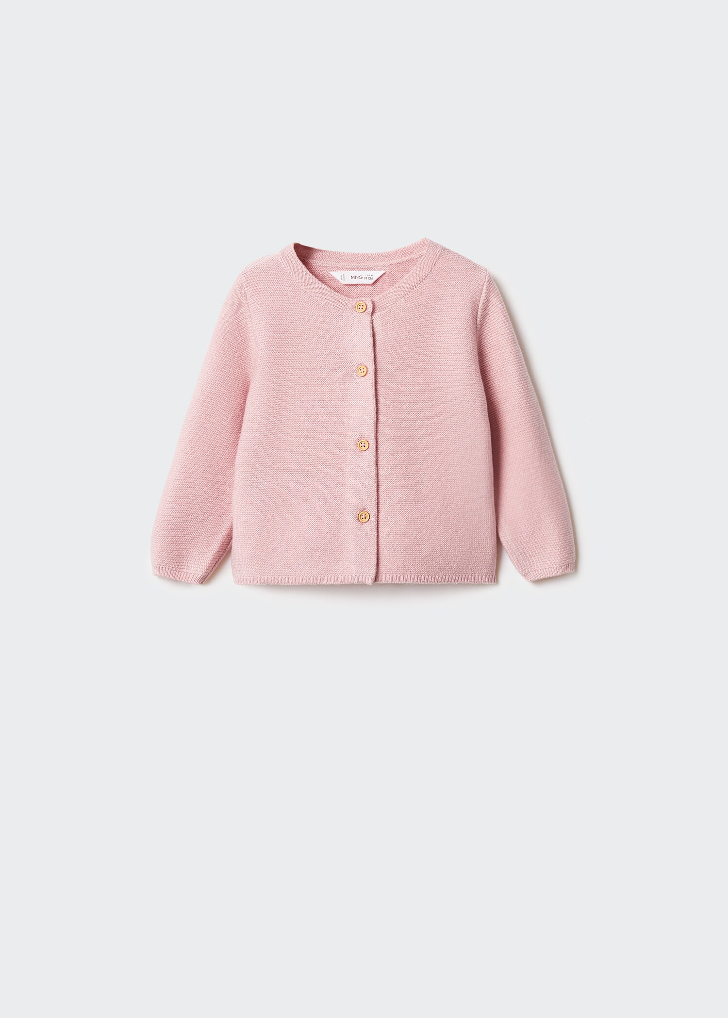 Pletena vesta s gumbima - Artikl bez modela