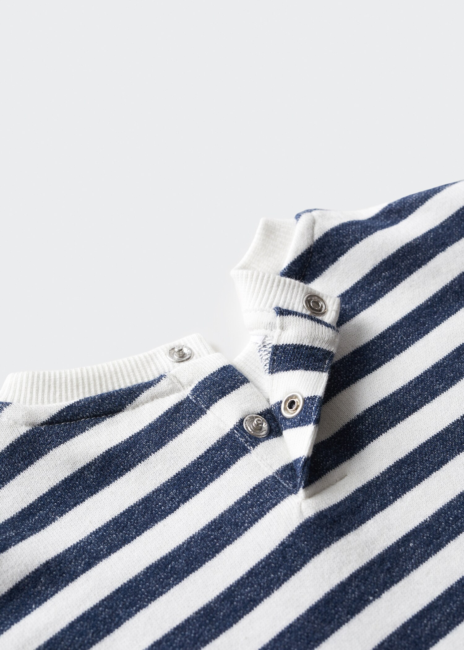 Striped cotton-blend sweatshirt - Details of the article 8