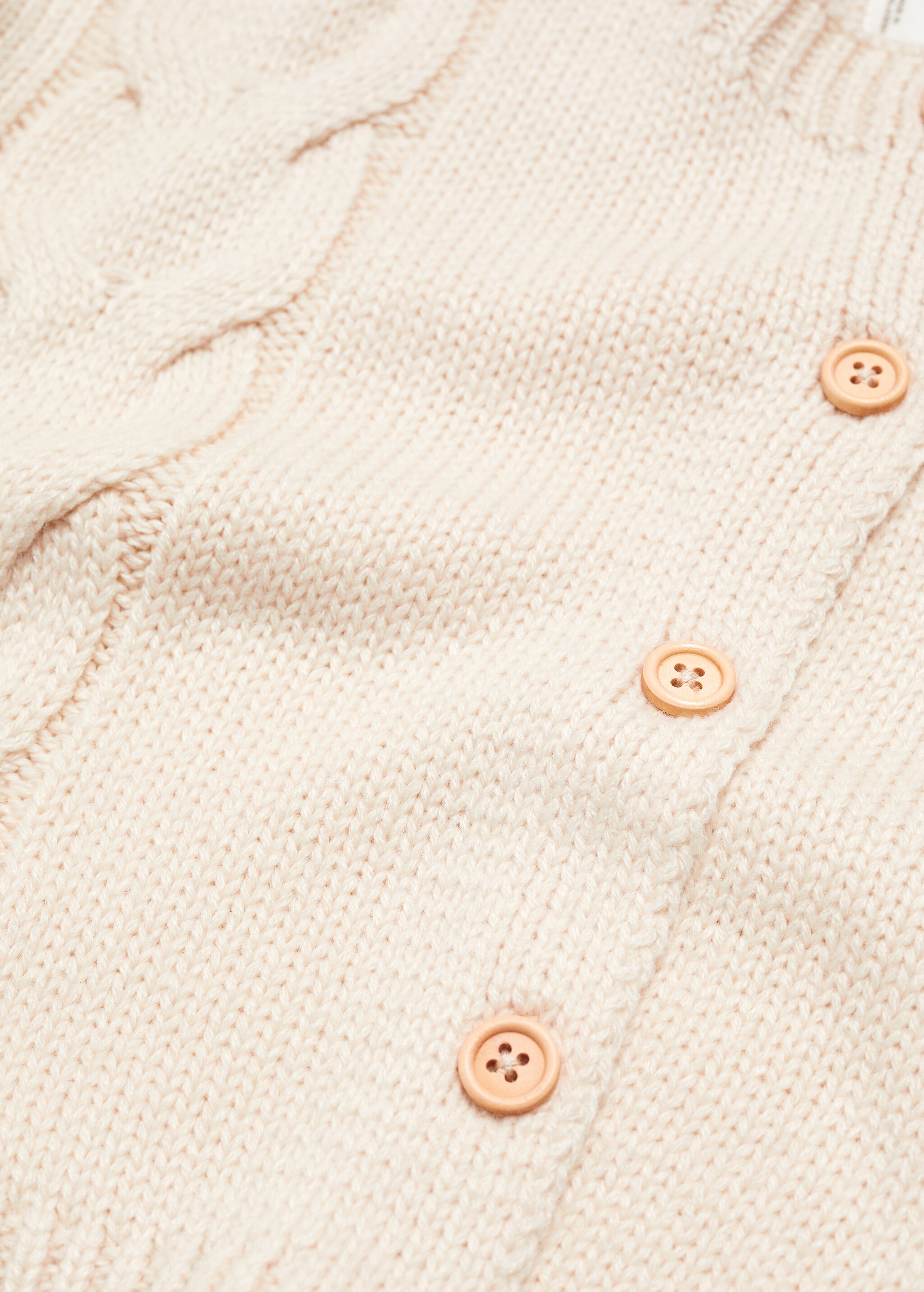 Knitted braided cardigan - Details of the article 8
