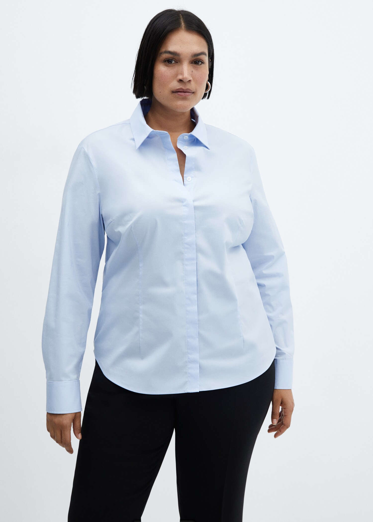 Fitted cotton shirt - Details of the article 5