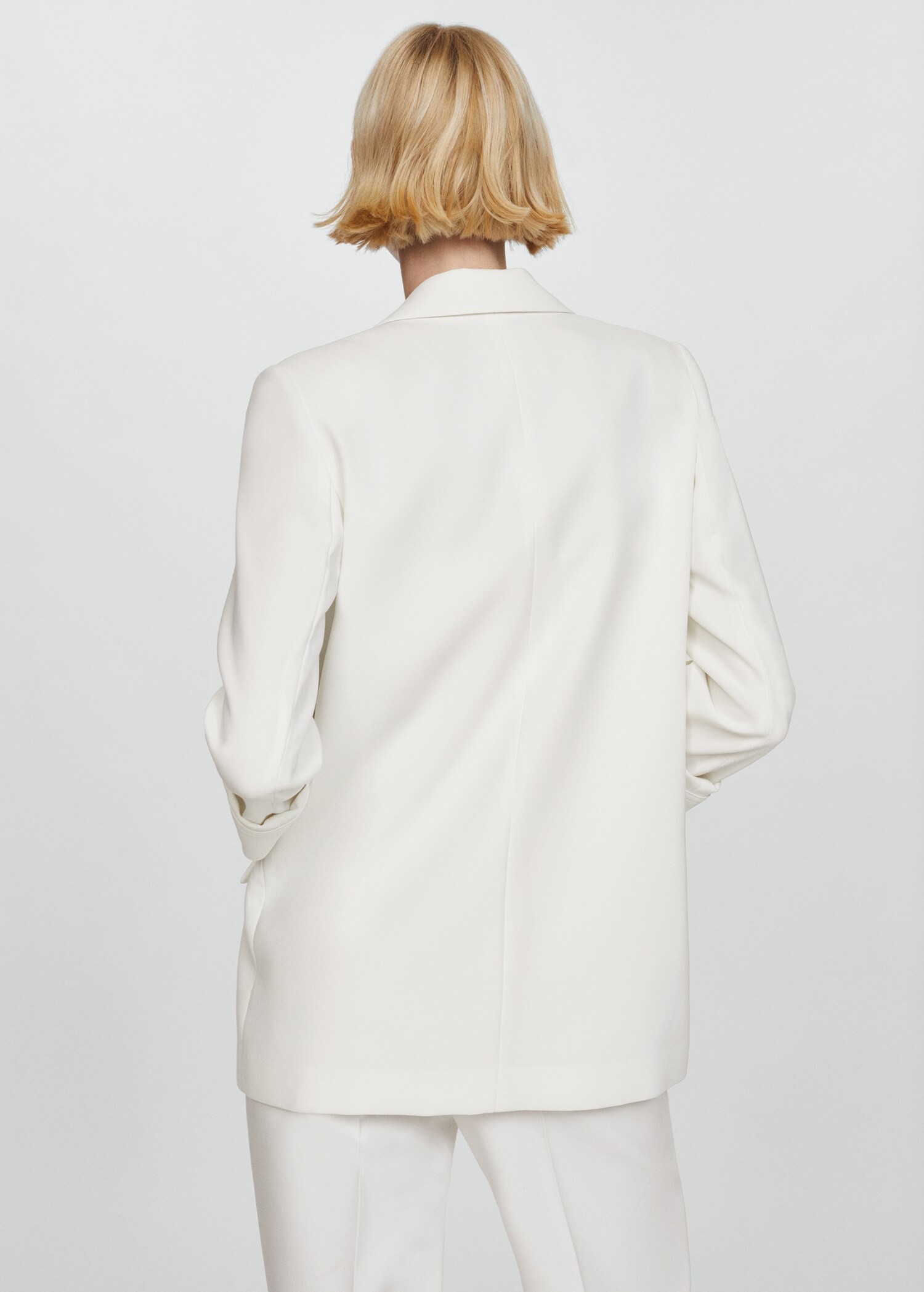 Veste manches à revers - Verso de l’article