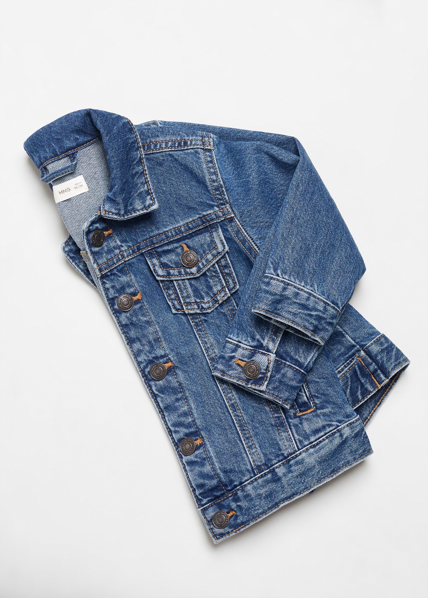 Cotton denim jacket - Details of the article 8