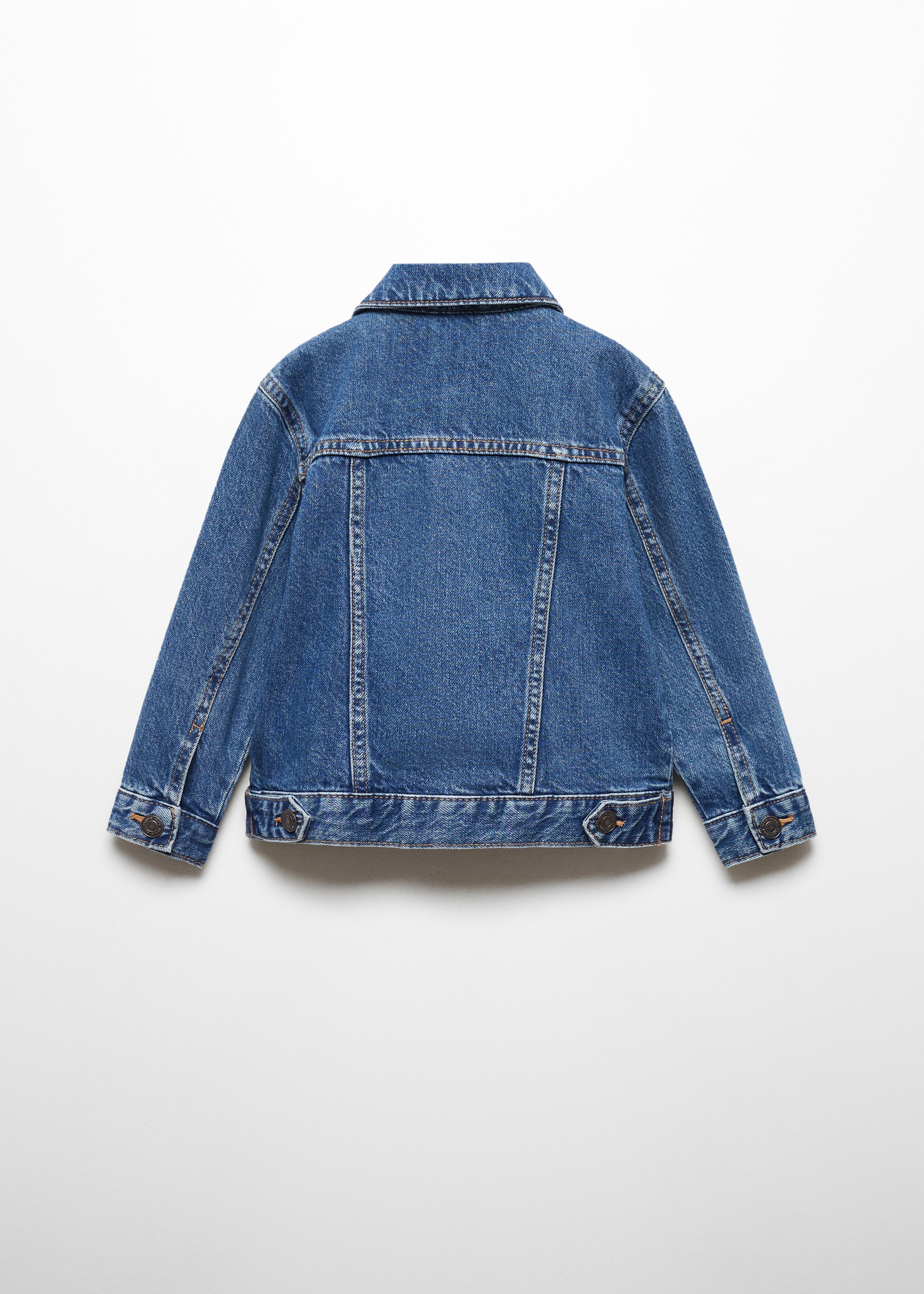 Cotton denim jacket - Reverse of the article