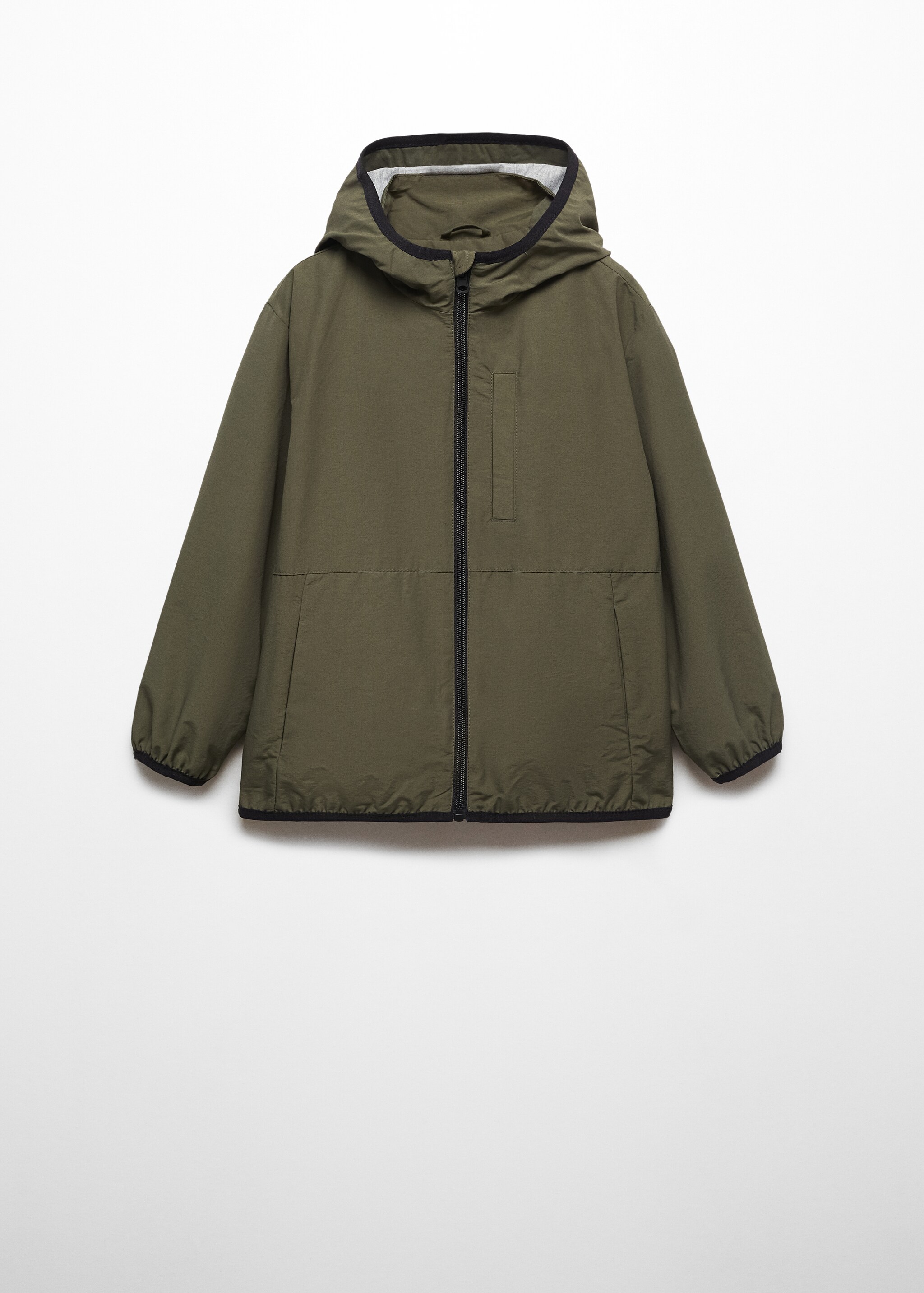 Hooded water-repellent parka - Article without model