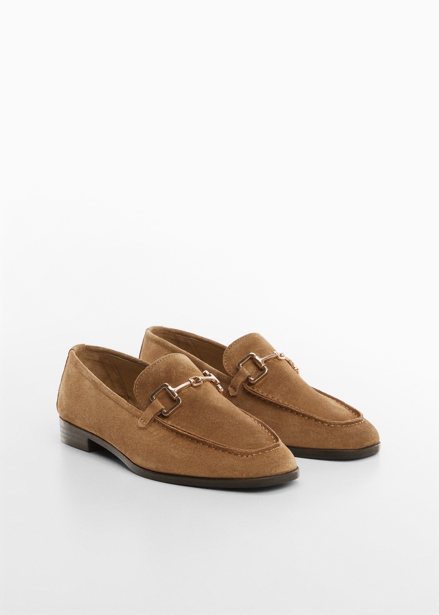 Suede leather moccasin - Medium plane