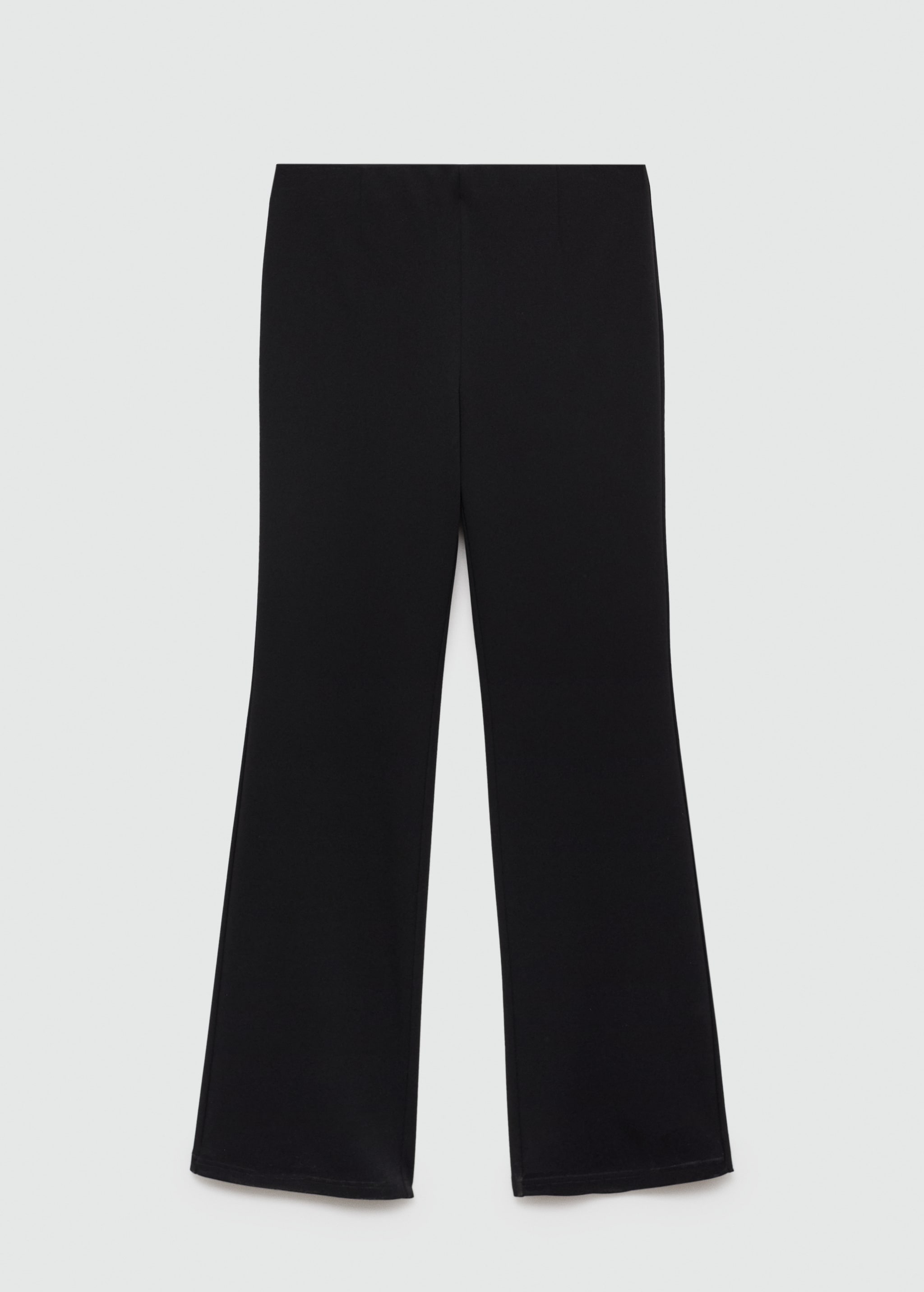 Straight knitted trousers - Article without model