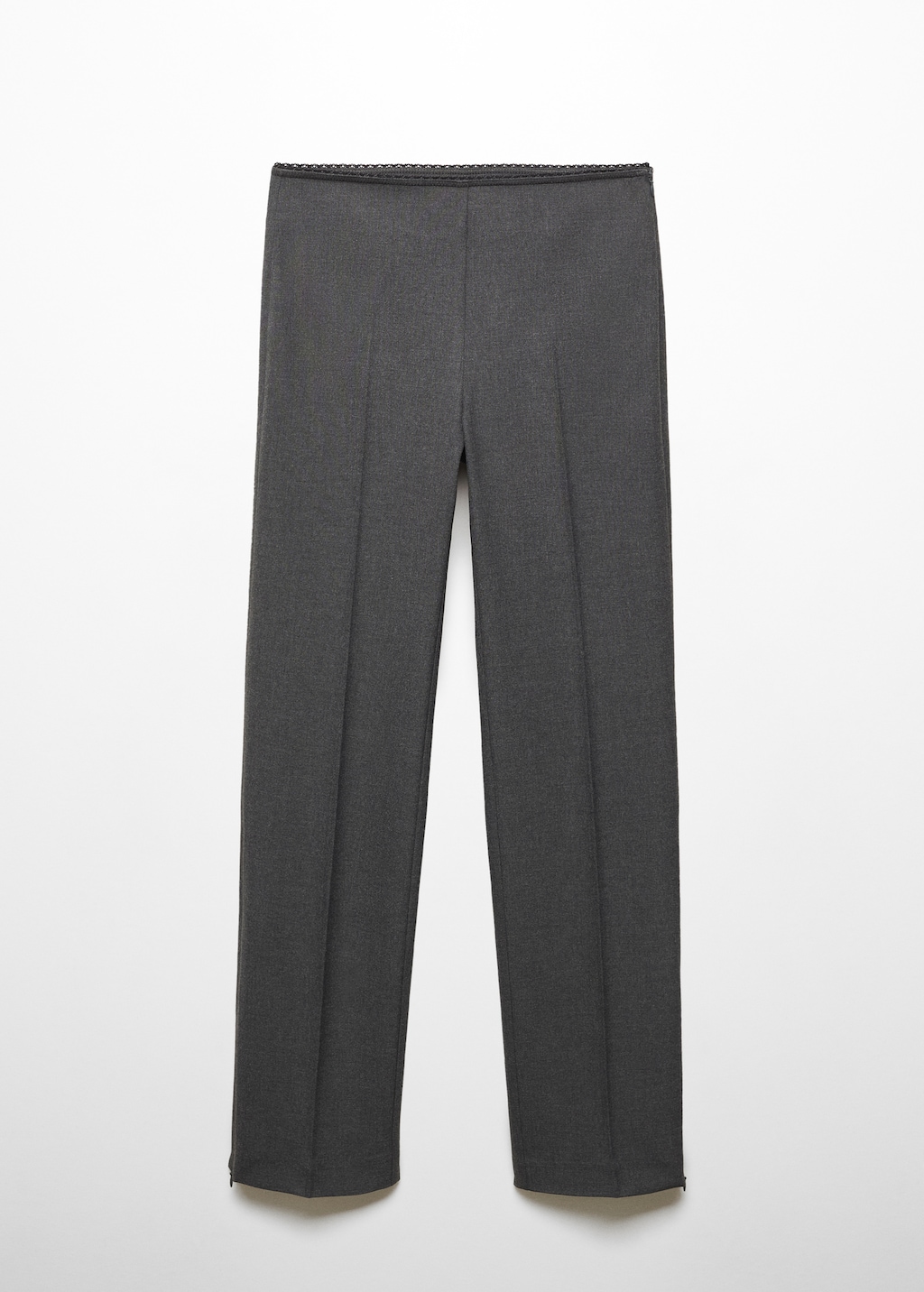mmmページ Pants bottom side zipper - Women | MANGO Japan