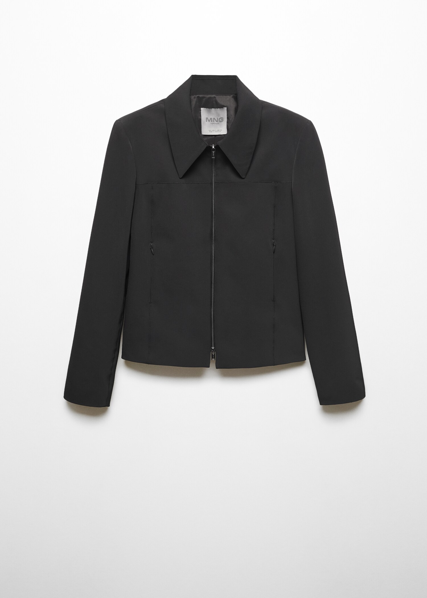 Zipper fitted jacket