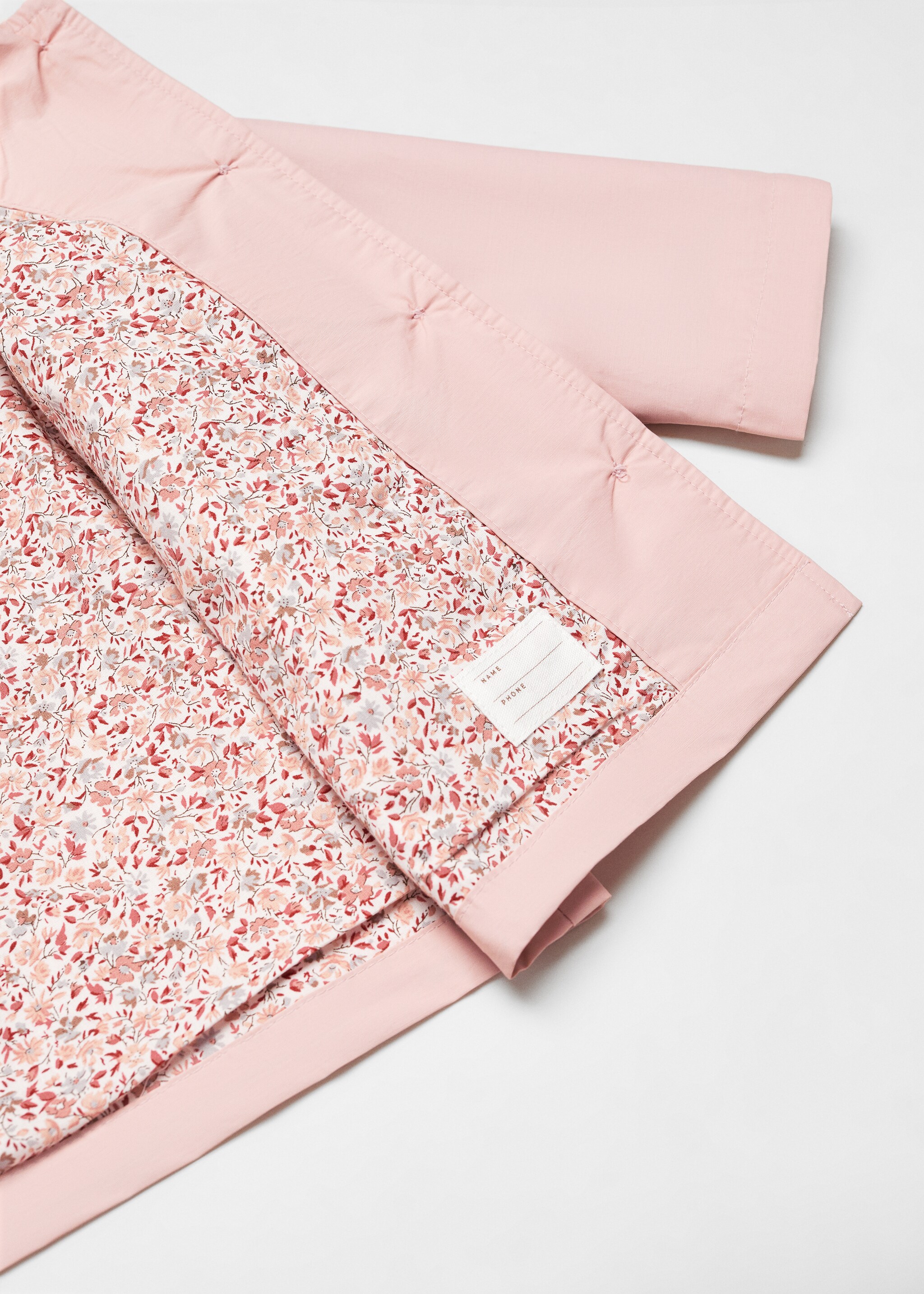 Buttoned cotton jacket - Details of the article 0