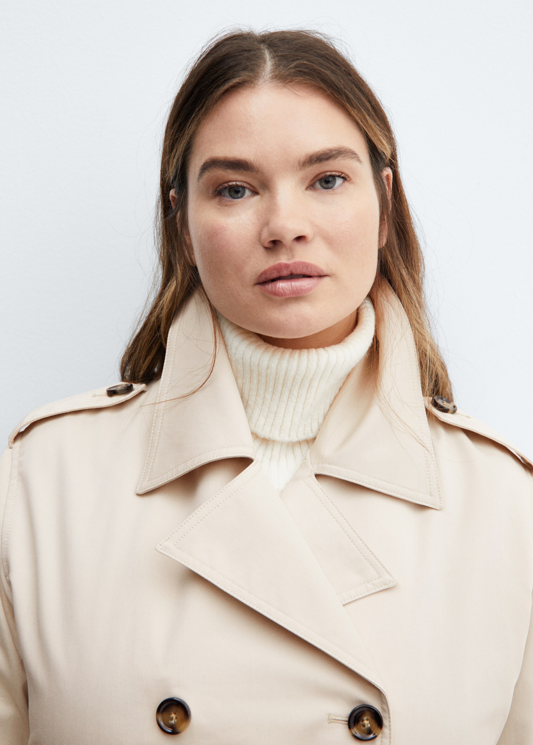 Double-button trench coat - Details of the article 4