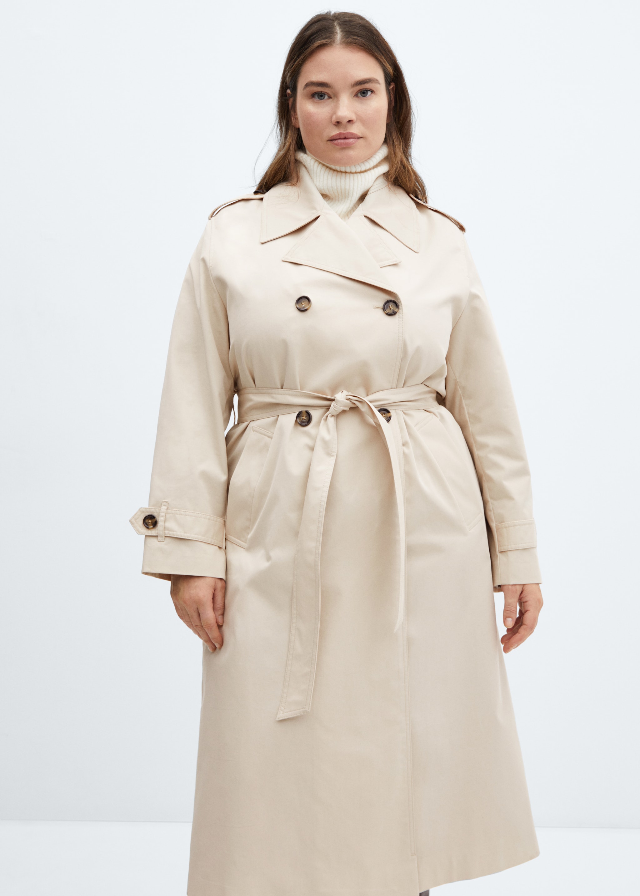 Double-button trench coat - Details of the article 5