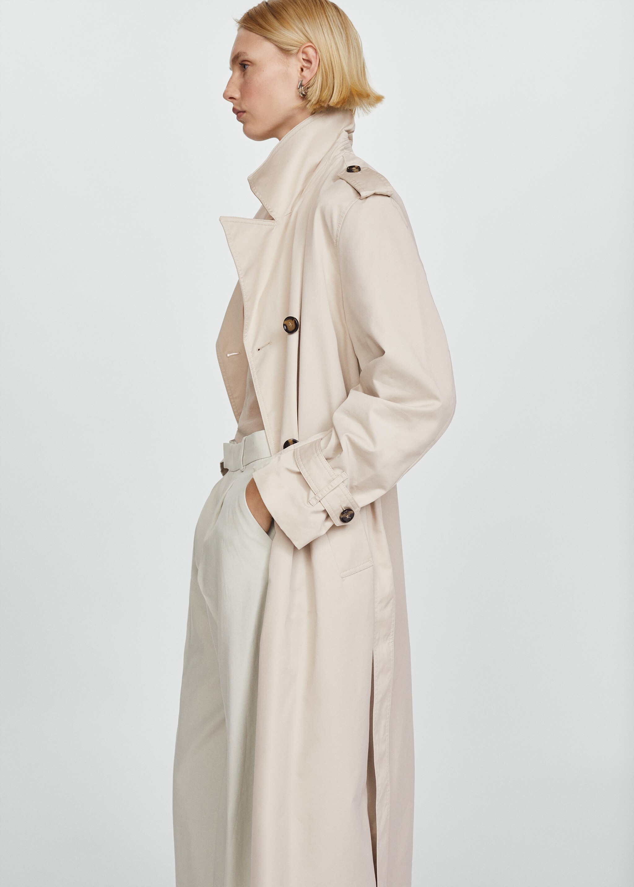 Double-button trench coat - Details of the article 6