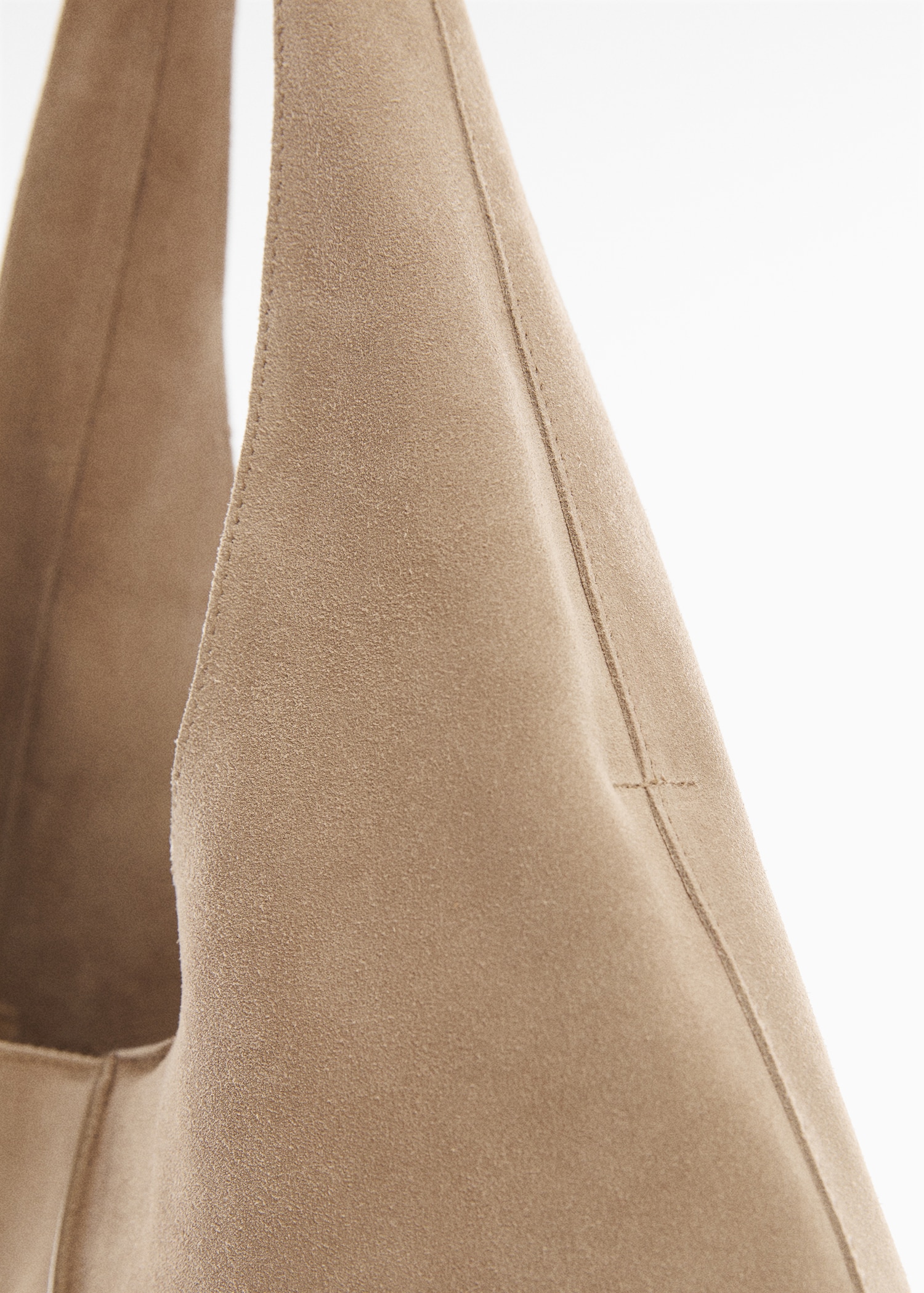 Leather shopper bag Women MANGO Niger