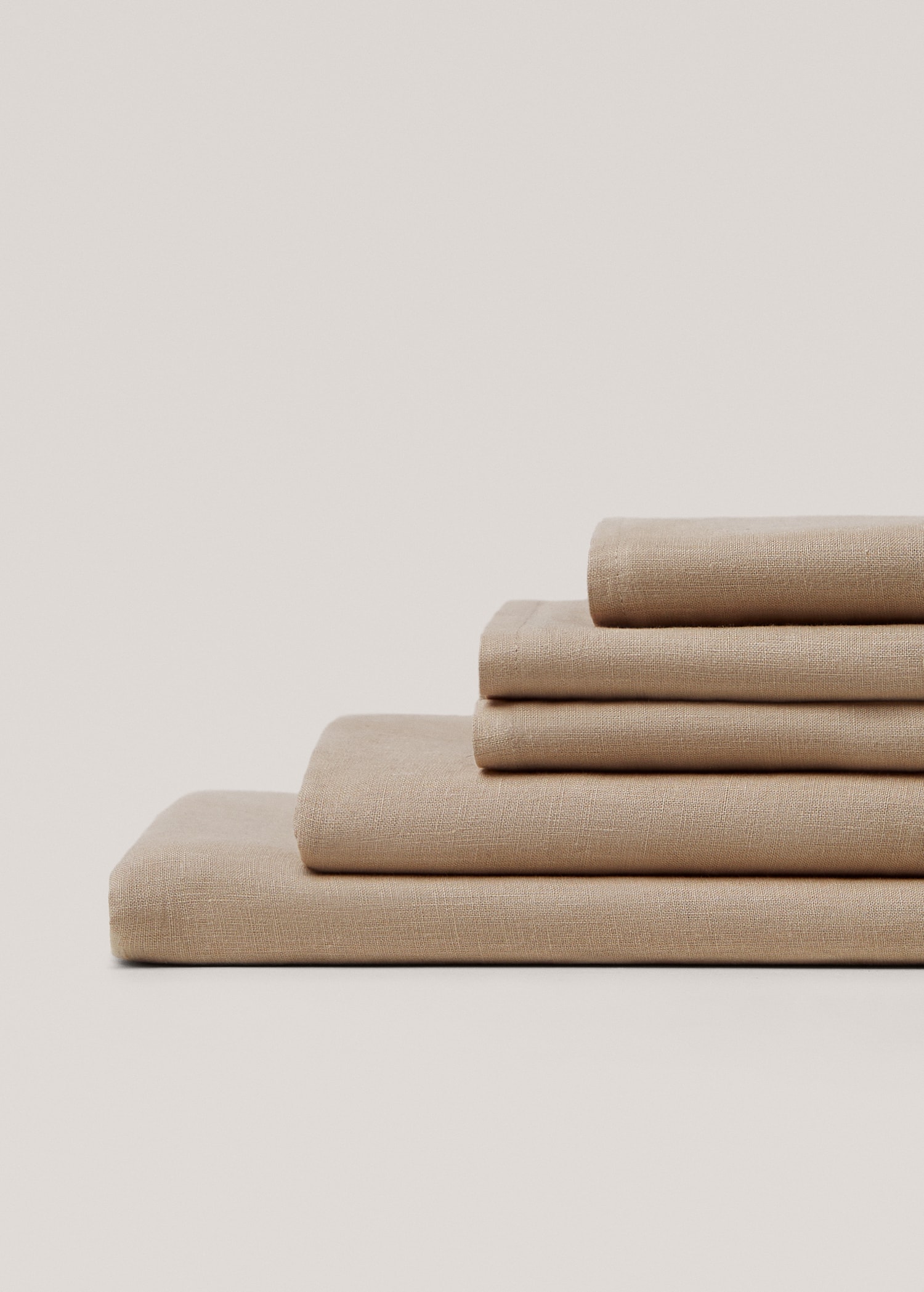 100% linen top sheet for 180cm bed - Details of the article 1