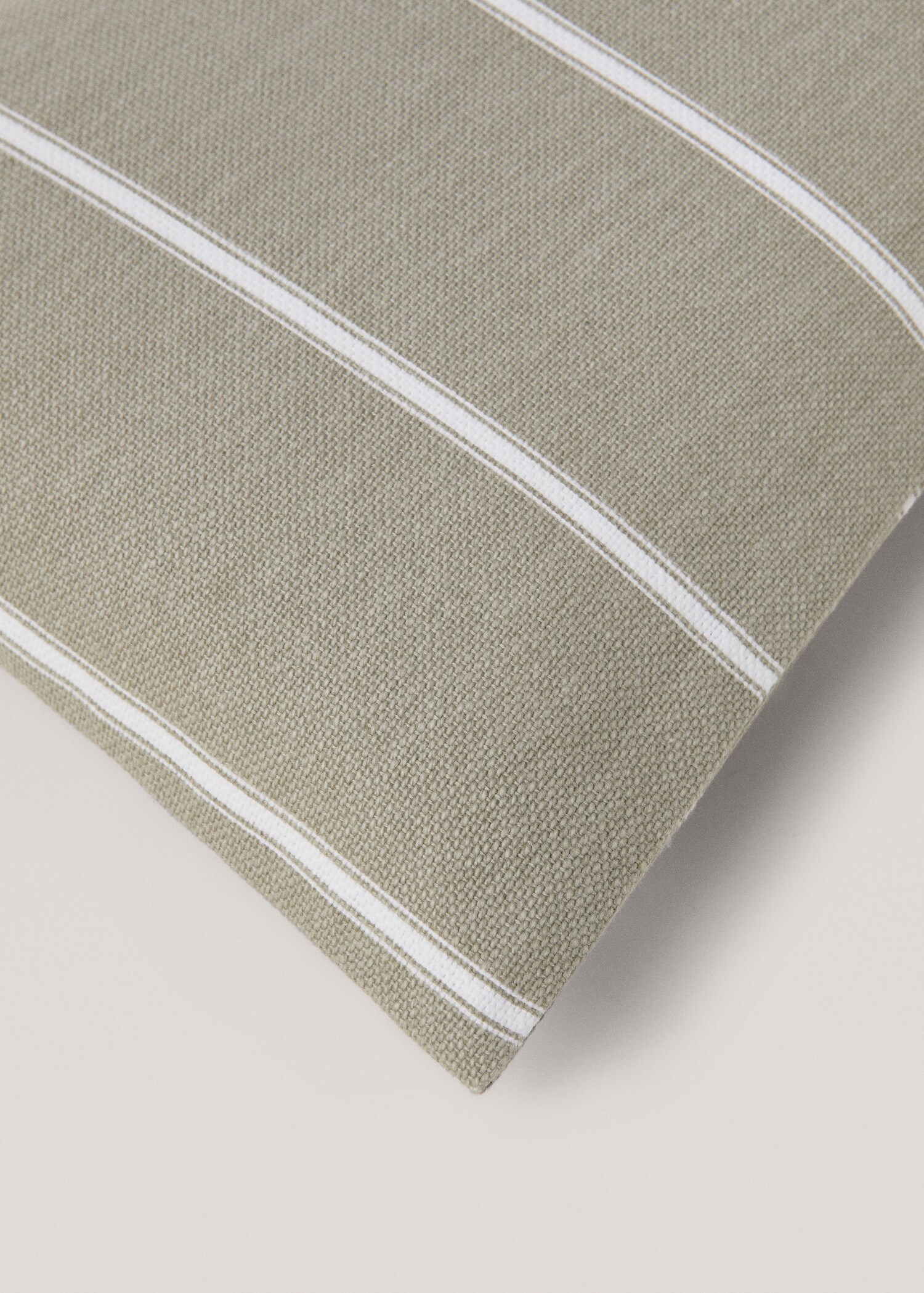 Stripes cotton cushion case 30x50cm - Details of the article 3