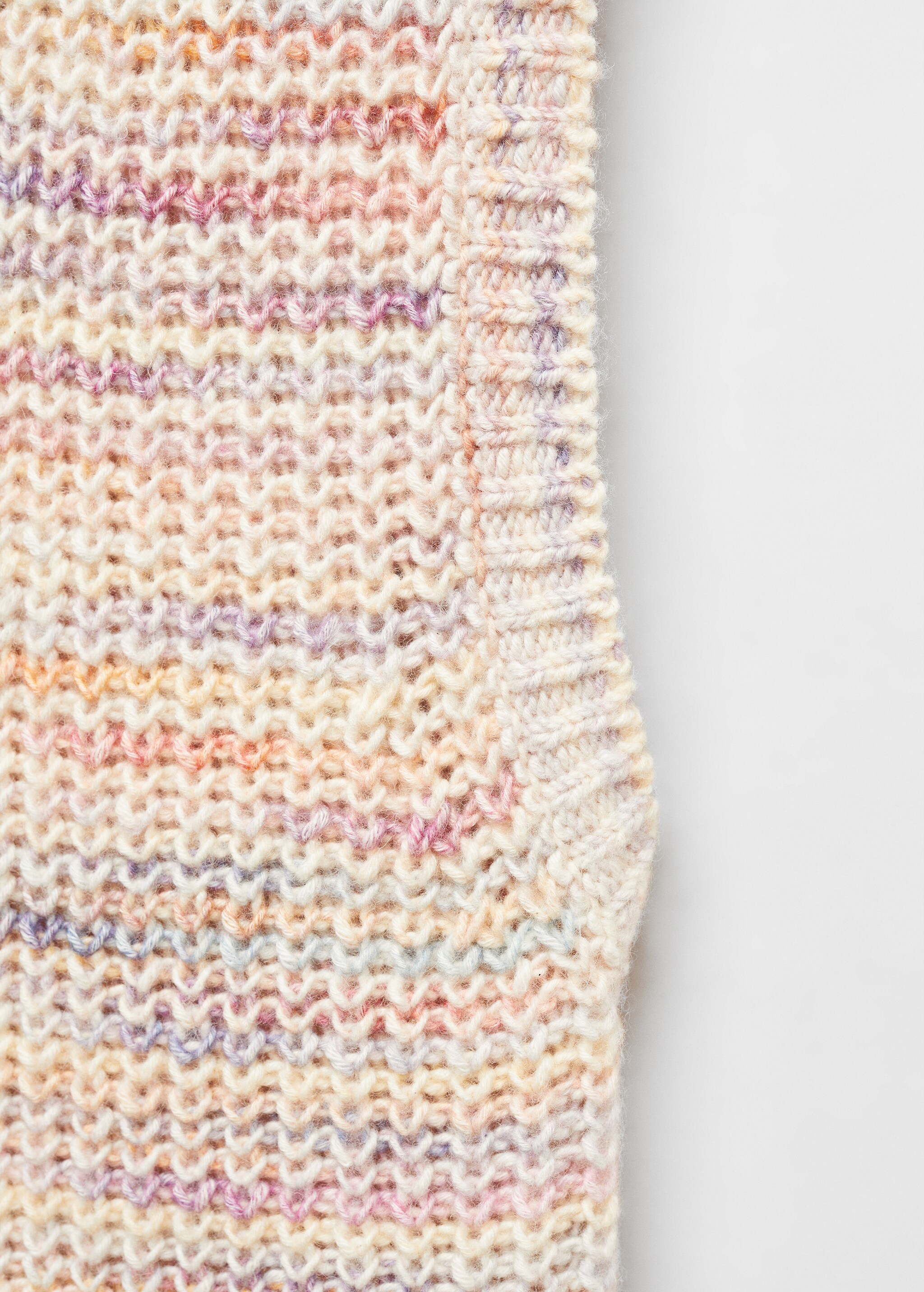 Multi-coloured knitted gilet - Szczegóły artykułu 8