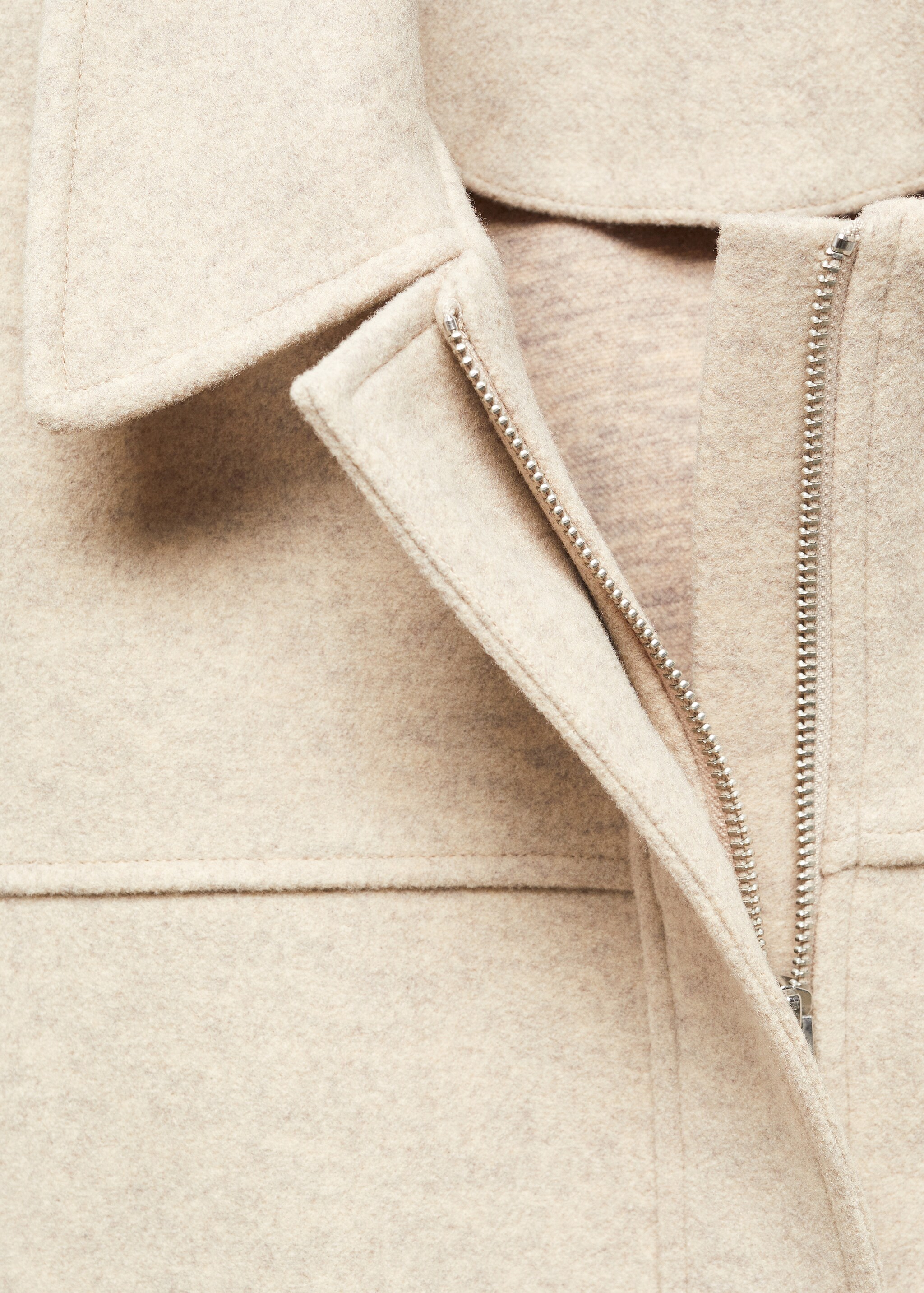 Zipper decorative seams jacket - Details of the article 8