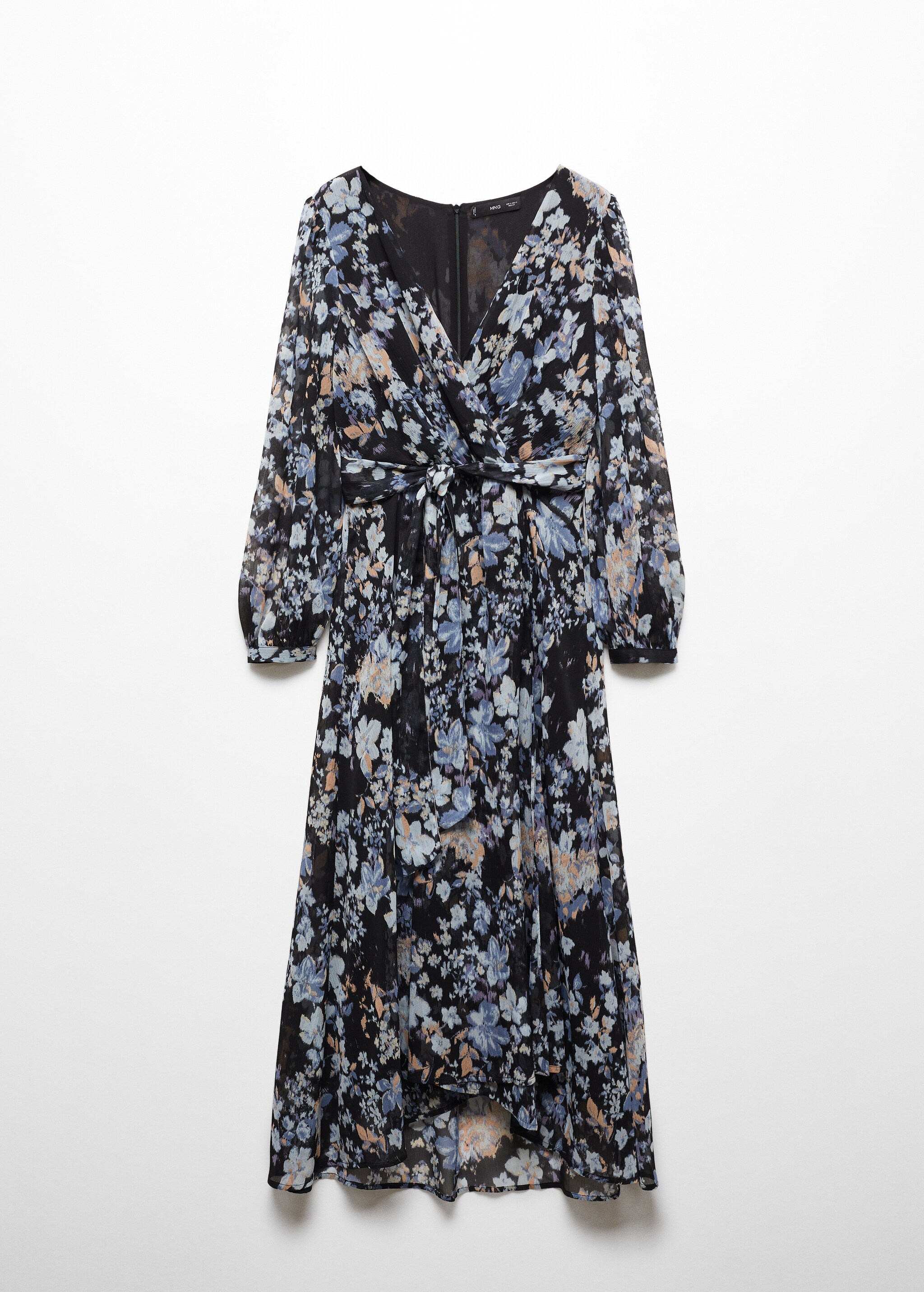 Ριχτό φόρεμα με λουλουδάτο σχέδιο - Προϊόν χωρίς μοντέλο