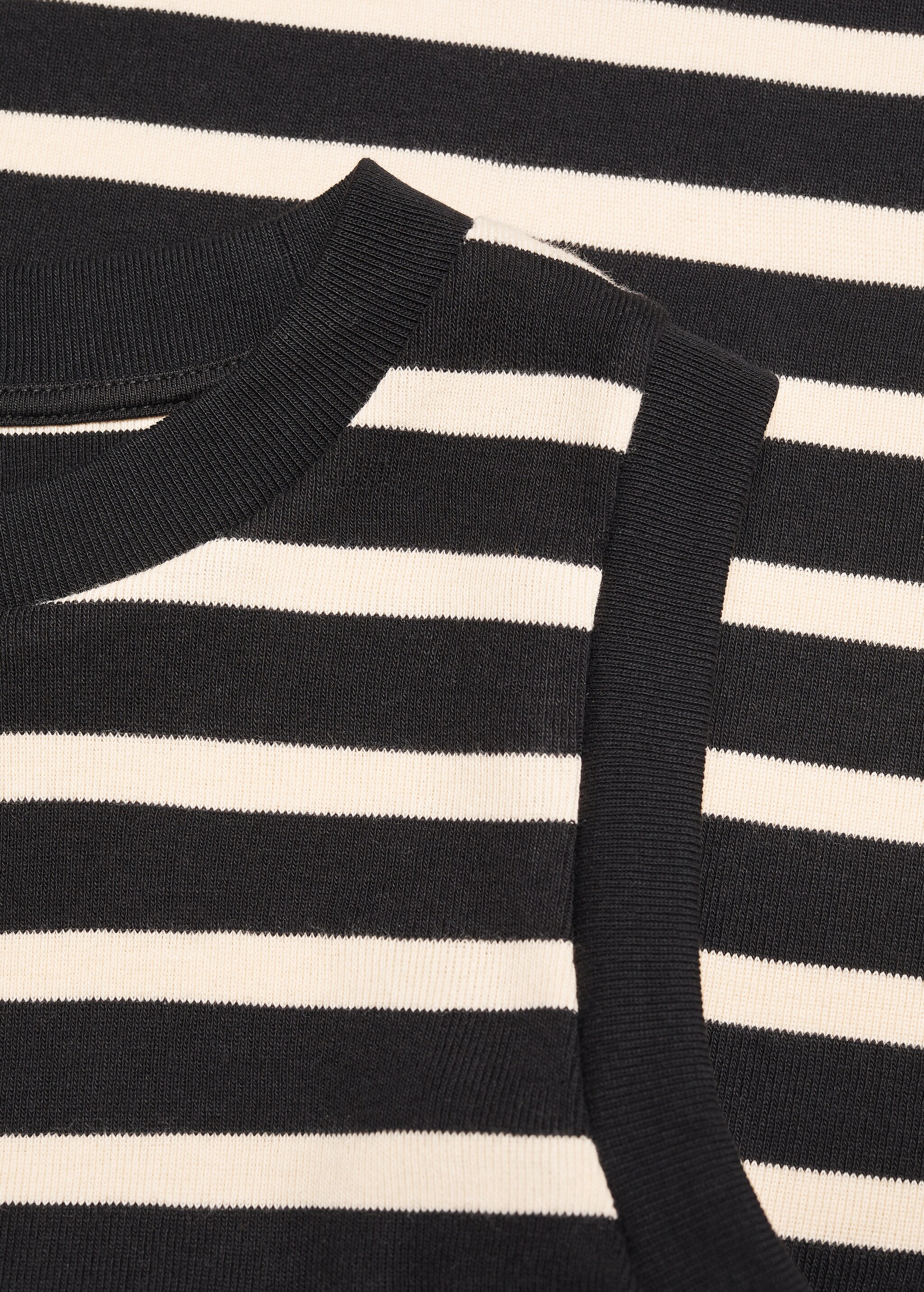 Striped cotton-blend top - Details of the article 8
