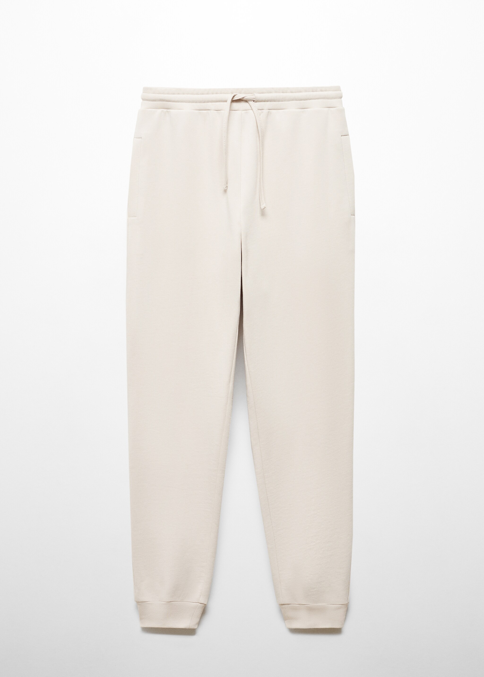 Cotton jogger-style trousers - Article without model