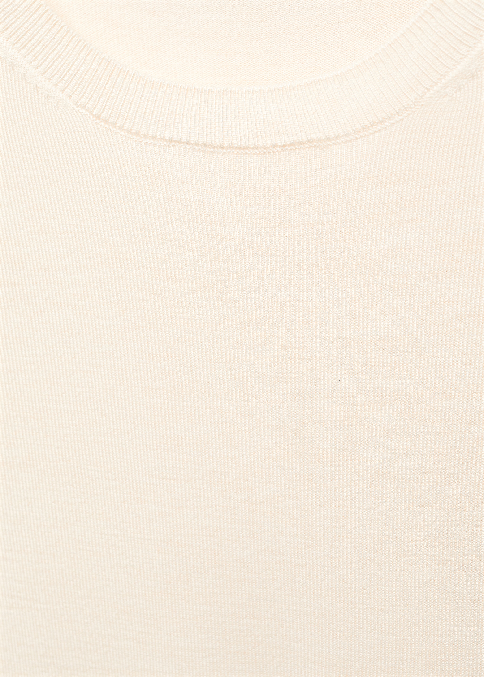 Cotton-linen round-neck knitted sweater - Details of the article 8