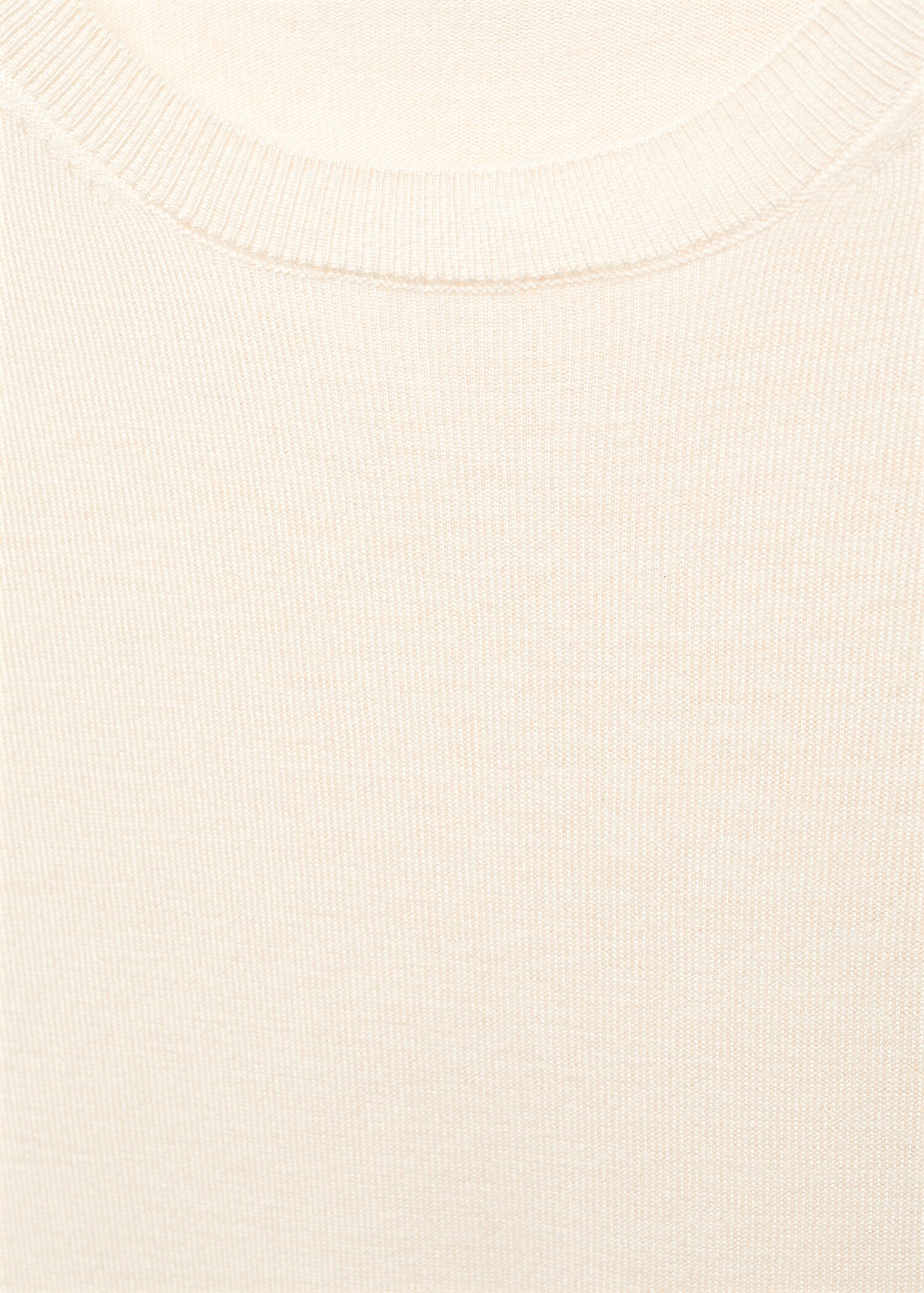 Cotton-linen round-neck knitted sweater - Details of the article 8