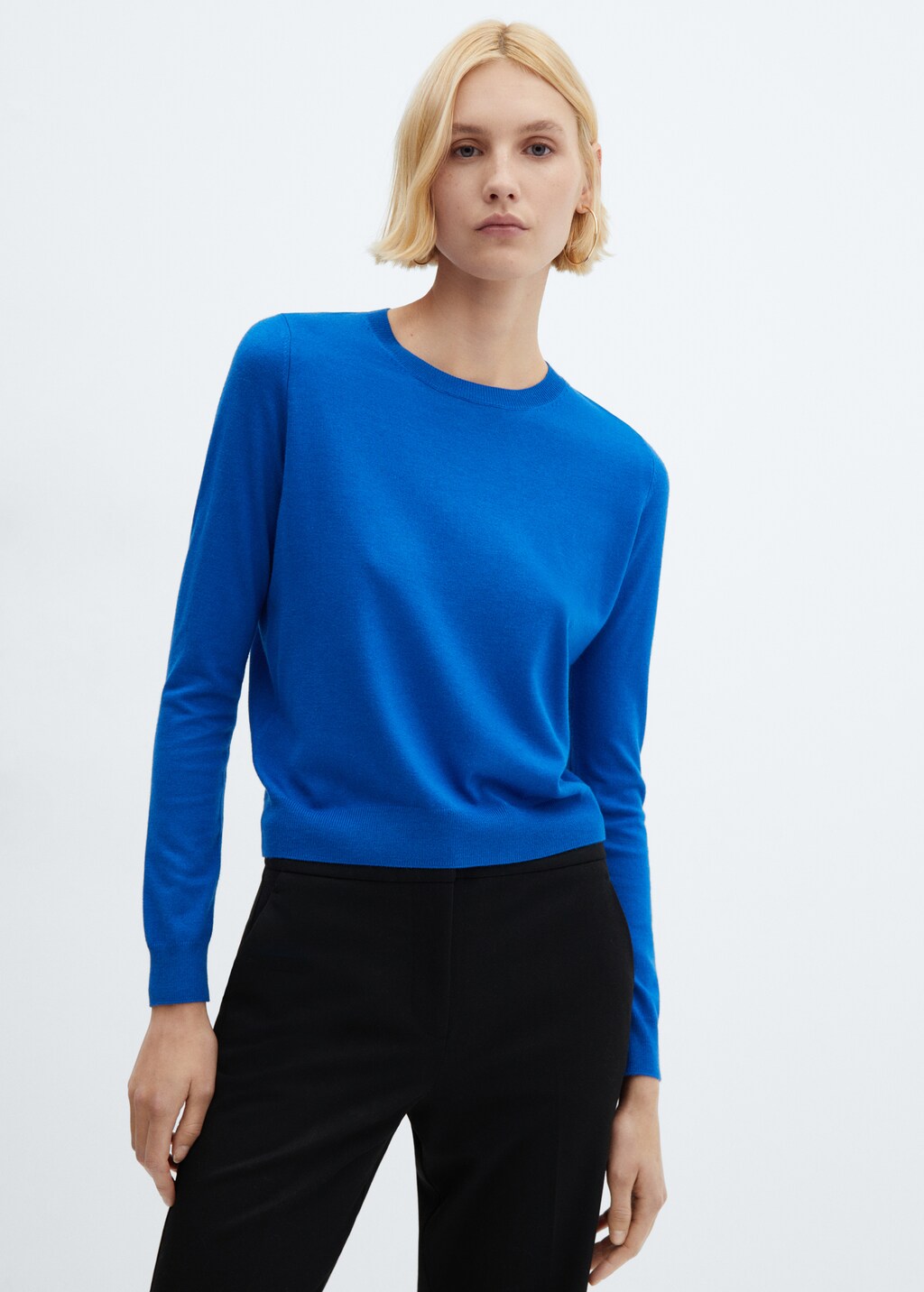 Mango blue sweater online